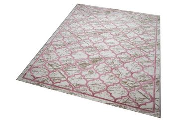 Teppich Teppich modern Wohnzimmer Teppich Marokkanisches Muster in beige rosa, Teppich-Traum, rechteckig, Höhe: 10 mm