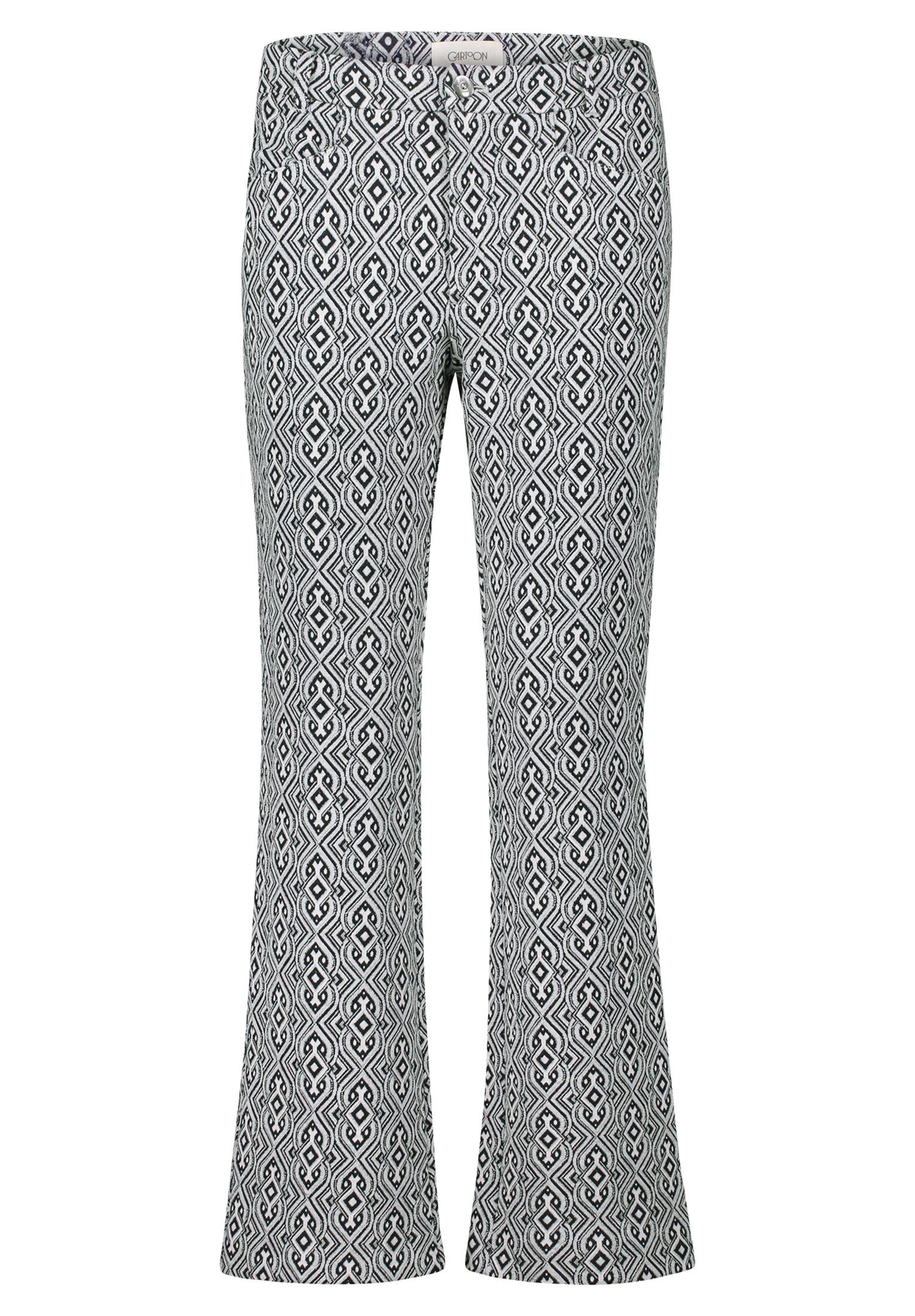 Cartoon Stretch-Hose Damen mit Jacquard Material