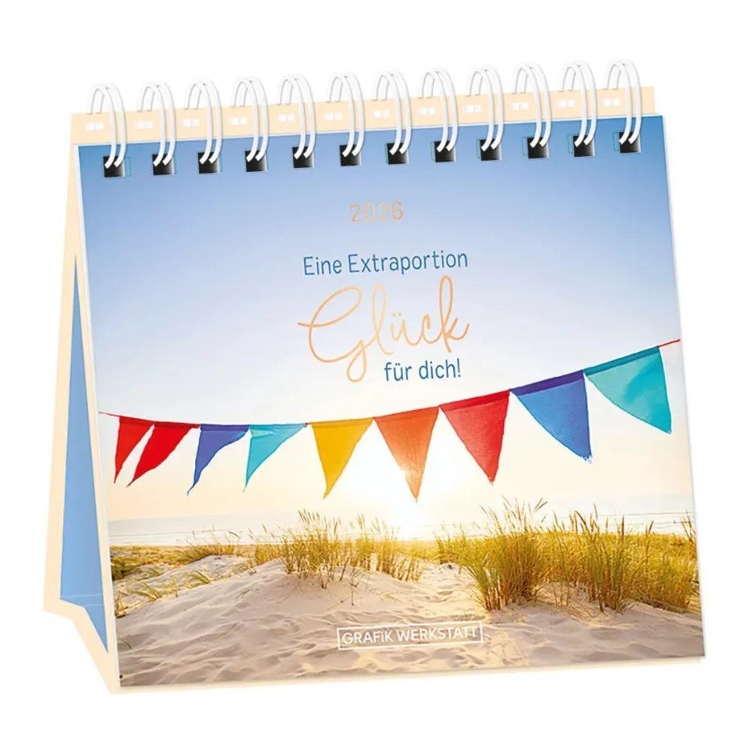 Grafik Werkstatt Tischkalender Tischkalender 2026 Extraportion Glück