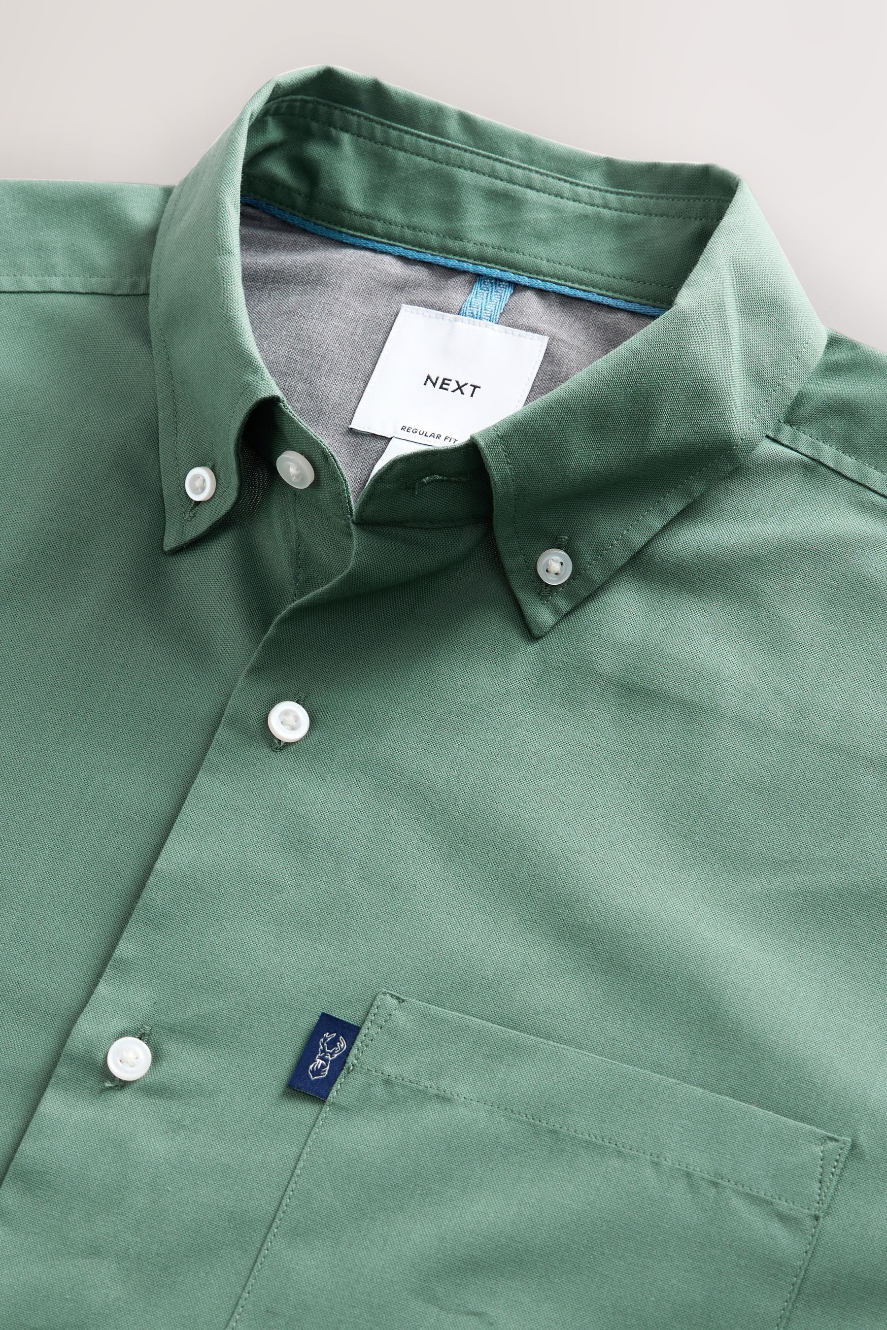 Next Businesshemd Bügelleichtes Regular Fit Button-down-Oxfordhemd (1-tlg) günstig online kaufen