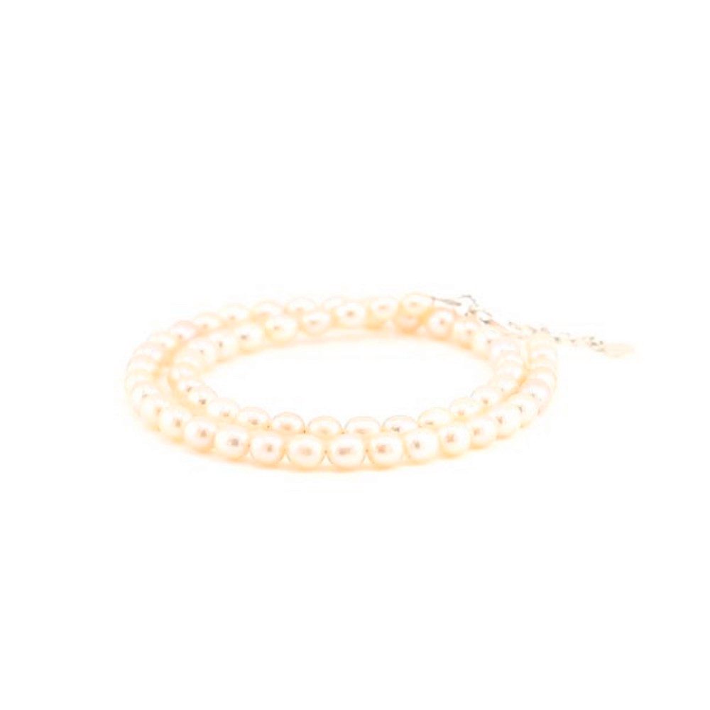 Cavill Perlenarmband Cavill Perlenarmband 925 Sterling Silber, pfirsichfarben, verstellbar (1-tlg)