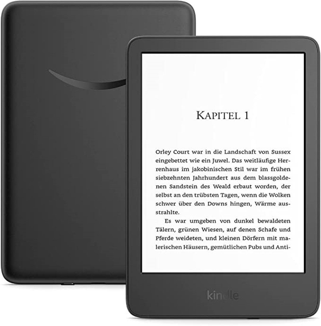 Amazon Kindle (2022) ohne Spezialangebote Tablet (6", 16 GB, Kindle OS,  nicht zutreffend)