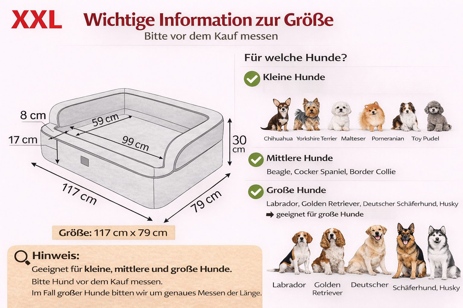 Hobbydog Tierbett Hundebett Schlafplatz Hundekissen Hundesofa Tierbett Hund günstig online kaufen
