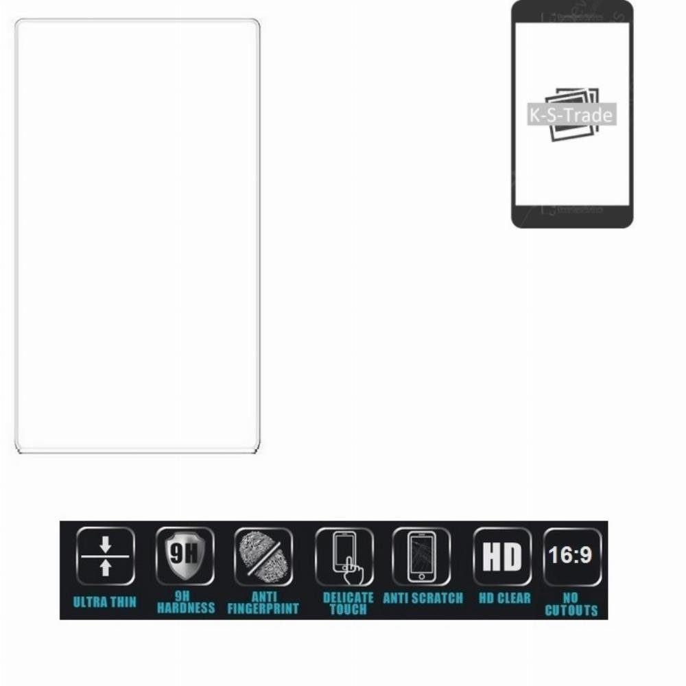K-S-Trade für Apple iPhone 12 (mini), Displayschutzglas, Displayschutzglas Hartglas Schutzfolie Glasfolie 16:9 Format