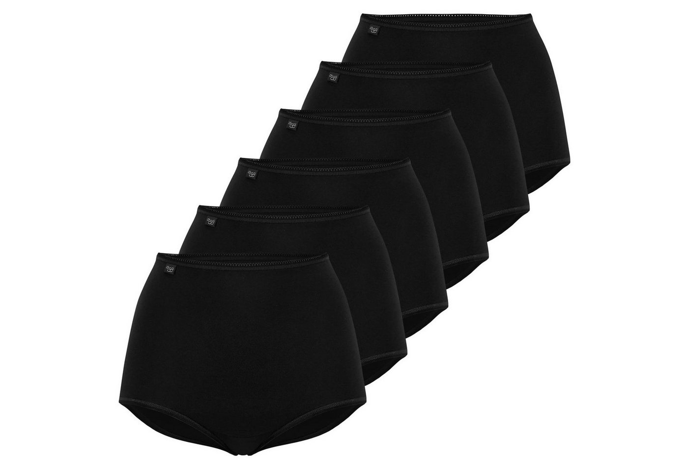 sloggi Slip 24/7 Cotton weicher Baumwoll-Jersey, höher geschnitten im 6er Pack