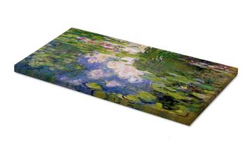 Posterlounge Leinwandbild Claude Monet, Seerosenteich, Wohnzimmer Malerei