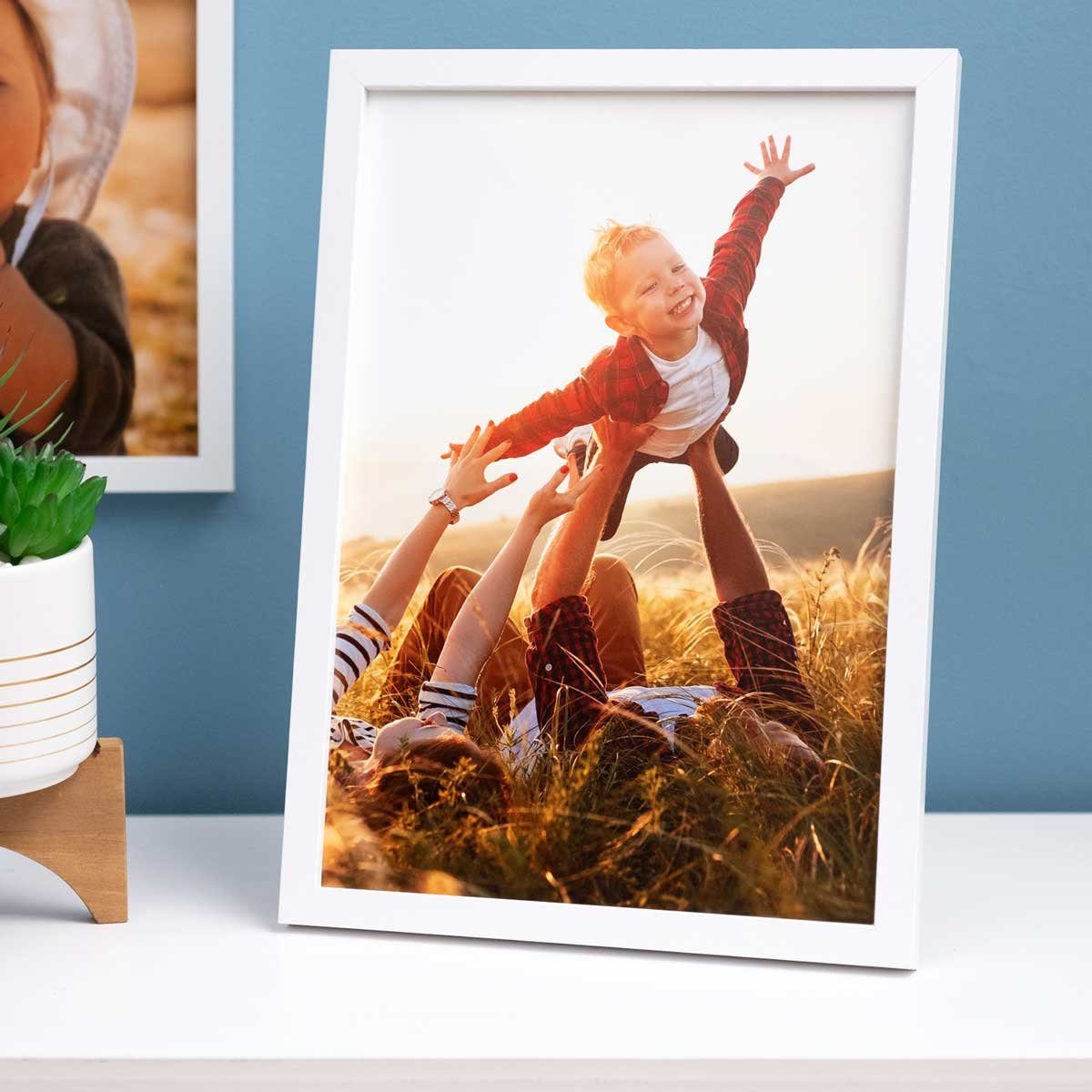 PHOTOLINI Bilderrahmen Poster-Einzelrahmen Modern Schmal günstig online kaufen