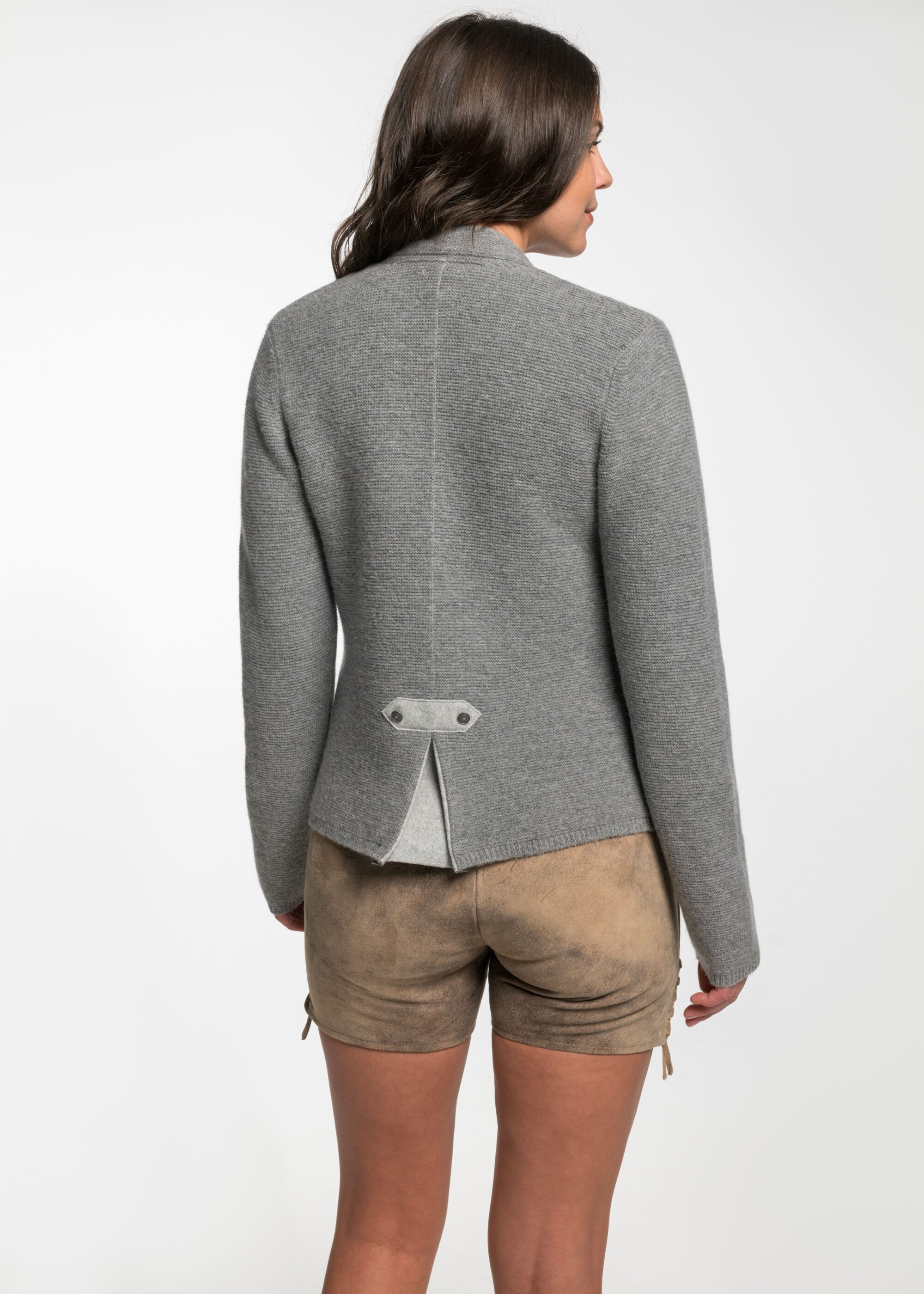 Spieth & Wensky Trachtenstrickjacke Elena Florale Stickerei am Ausschnitt