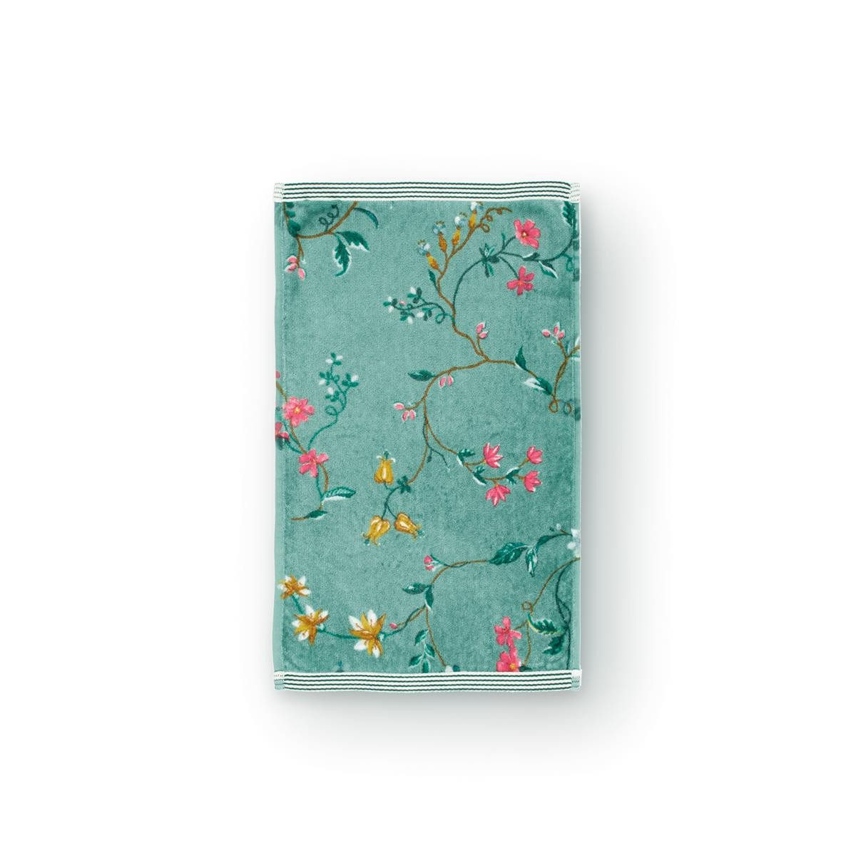 PiP Studio Gästehandtuch Les Fleurs Gästehandtuch green 30x50cm (1 Stück), günstig online kaufen