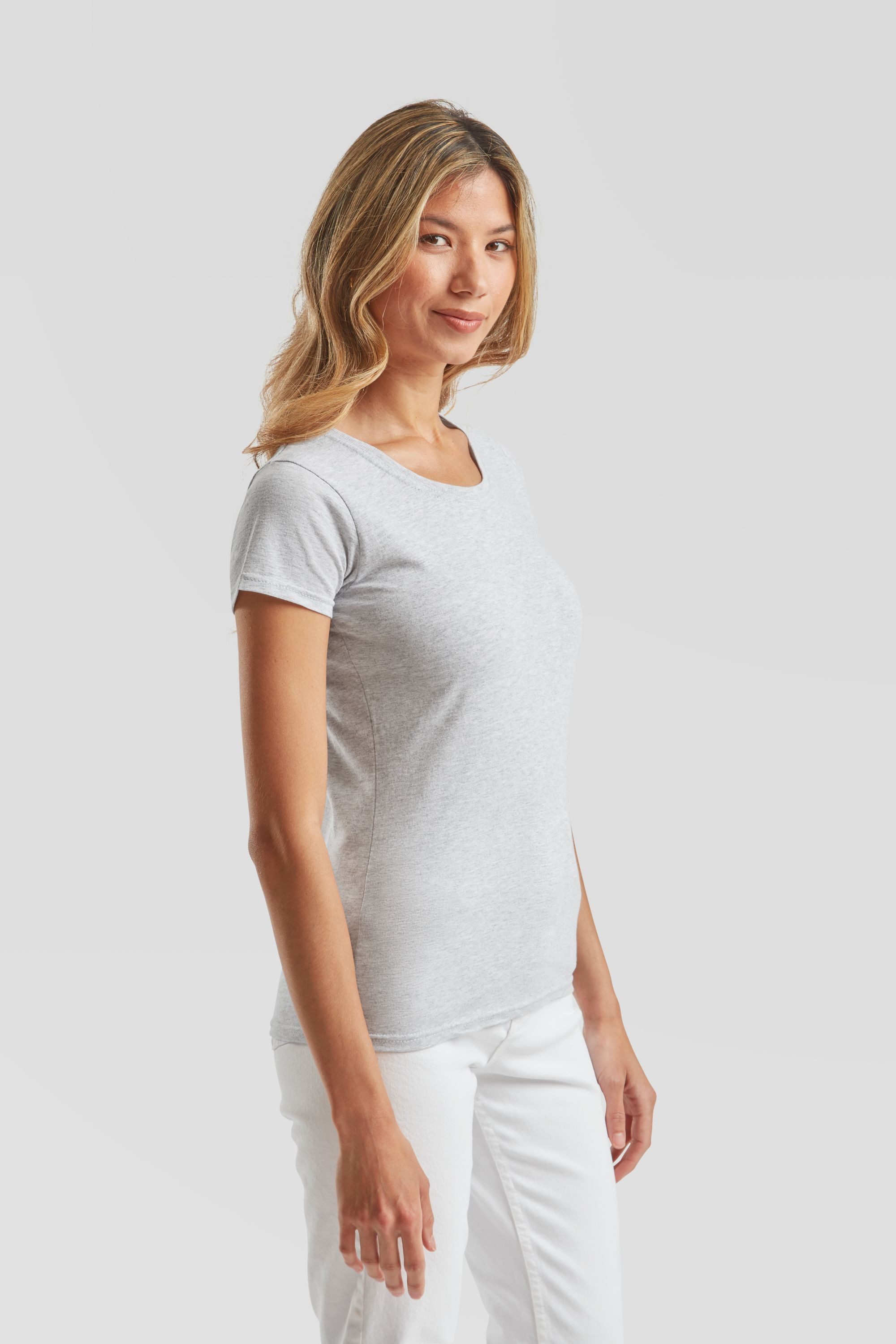 Fruit of the Loom Rundhalsshirt Fruit of the Loom Original T Lady-Fit