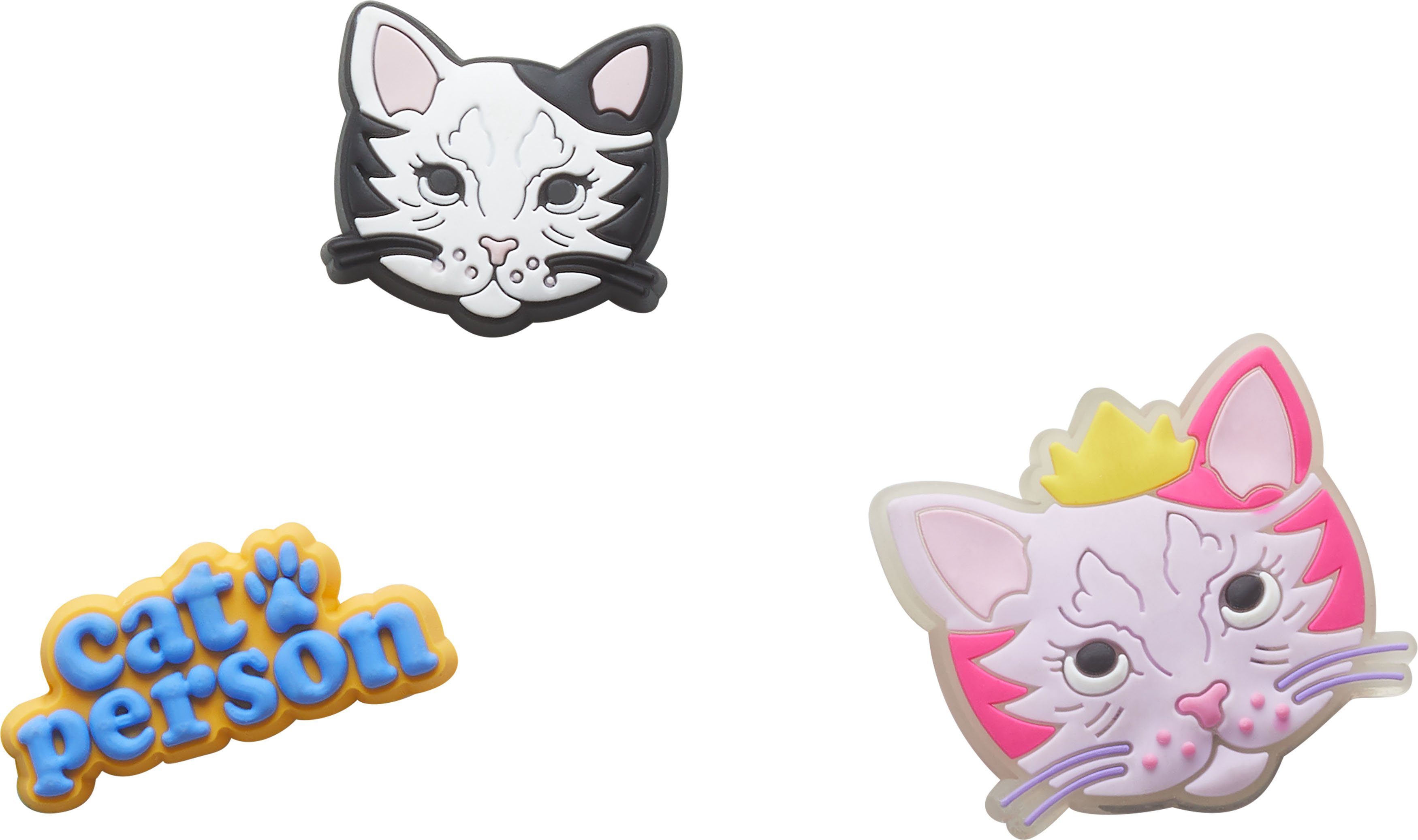 Crocs Schuhanstecker Jibbitz Charm 3er Set - Cats - Katzen - 10009009 (3-tlg)