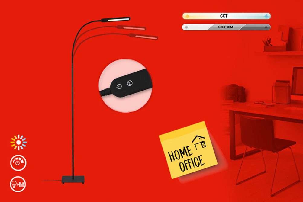 Briloner Leuchten LED Stehlampe SERVO günstig online kaufen