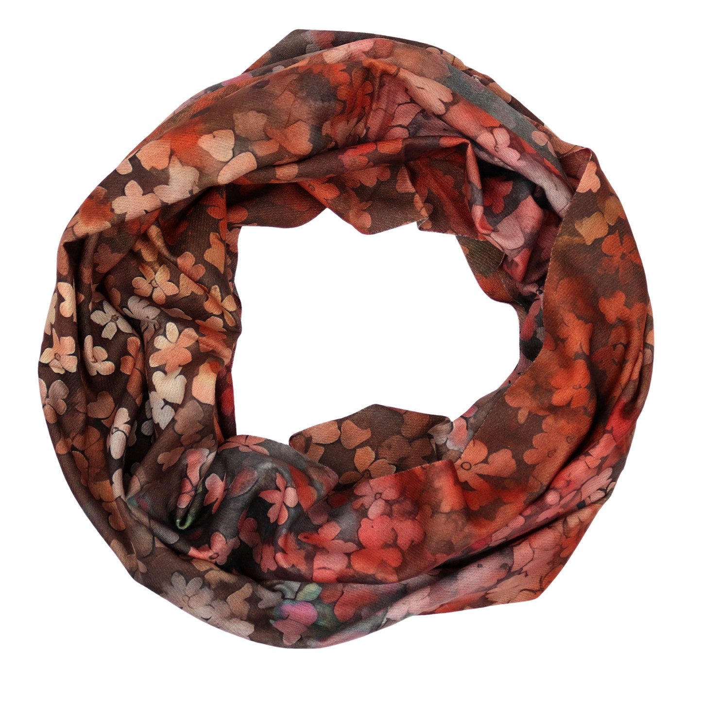 MIRROSI Loop Damen Schal mit Blümchen-Muster günstig online kaufen