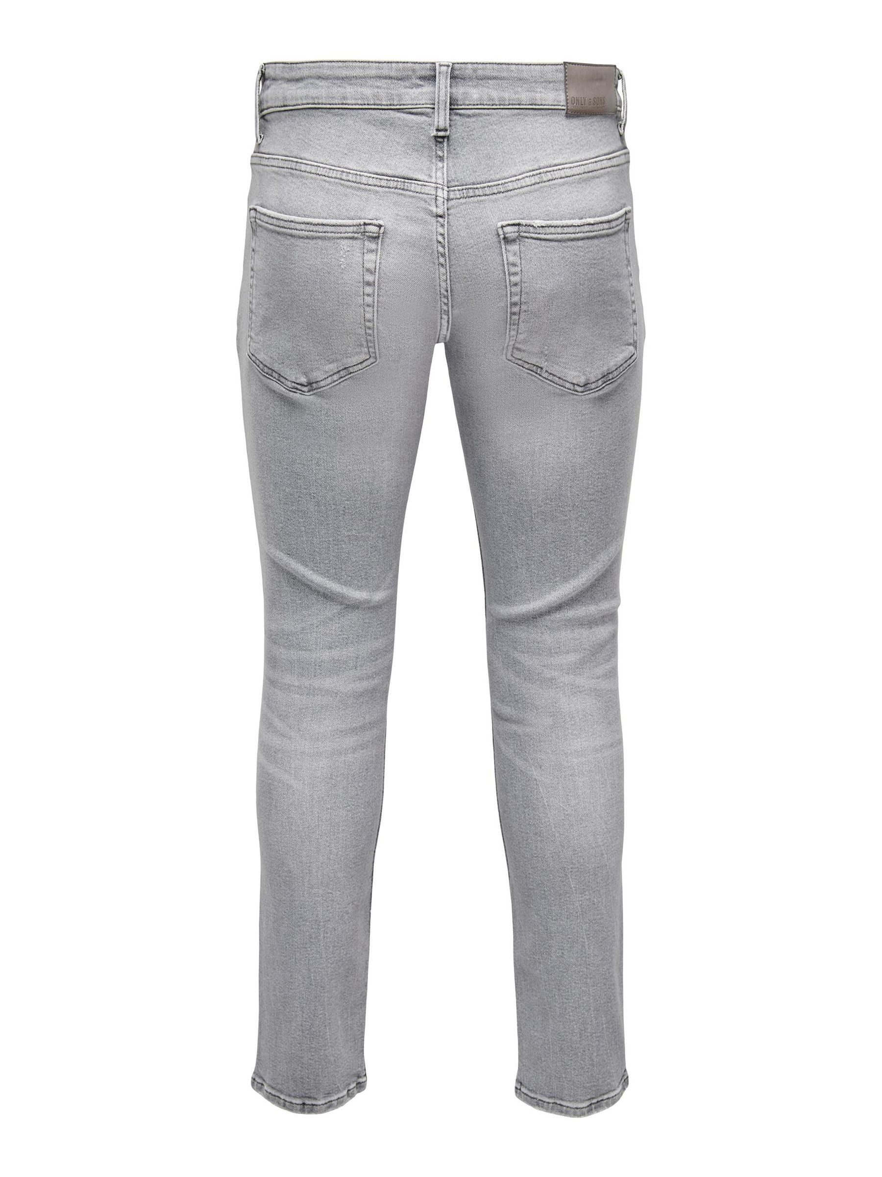 ONLY & SONS Regular-fit-Jeans Regular Fit Jeans Straight Denim Stretch Pants ONSWEFT für ONSWEFT REG. L. GREY 4845 JEANS