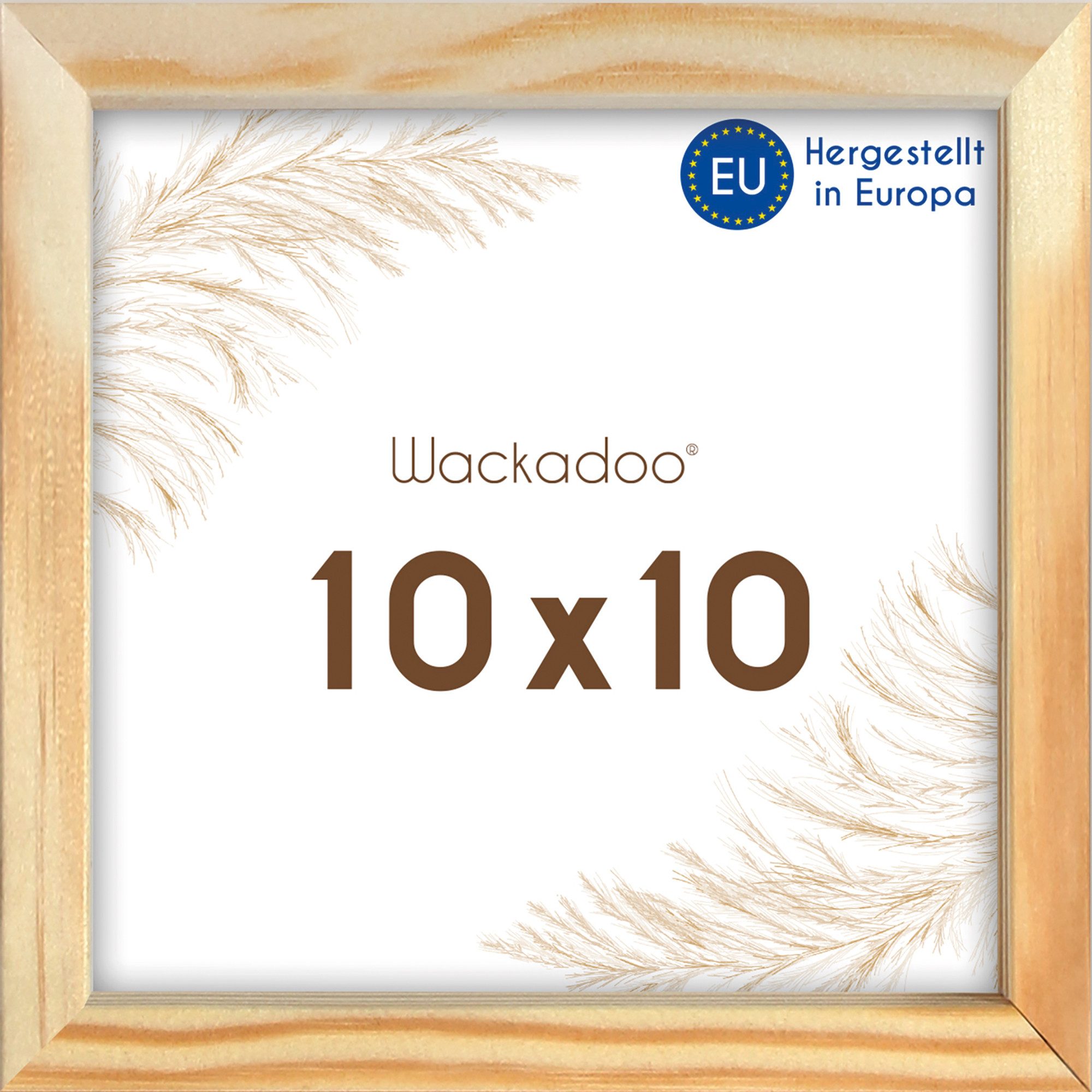Wackadoo Living Bilderrahmen AMALFI aus italienischem Holz, FSC Holz Bilderrahmen, für 1 Bilder, Hergestellt in Europa