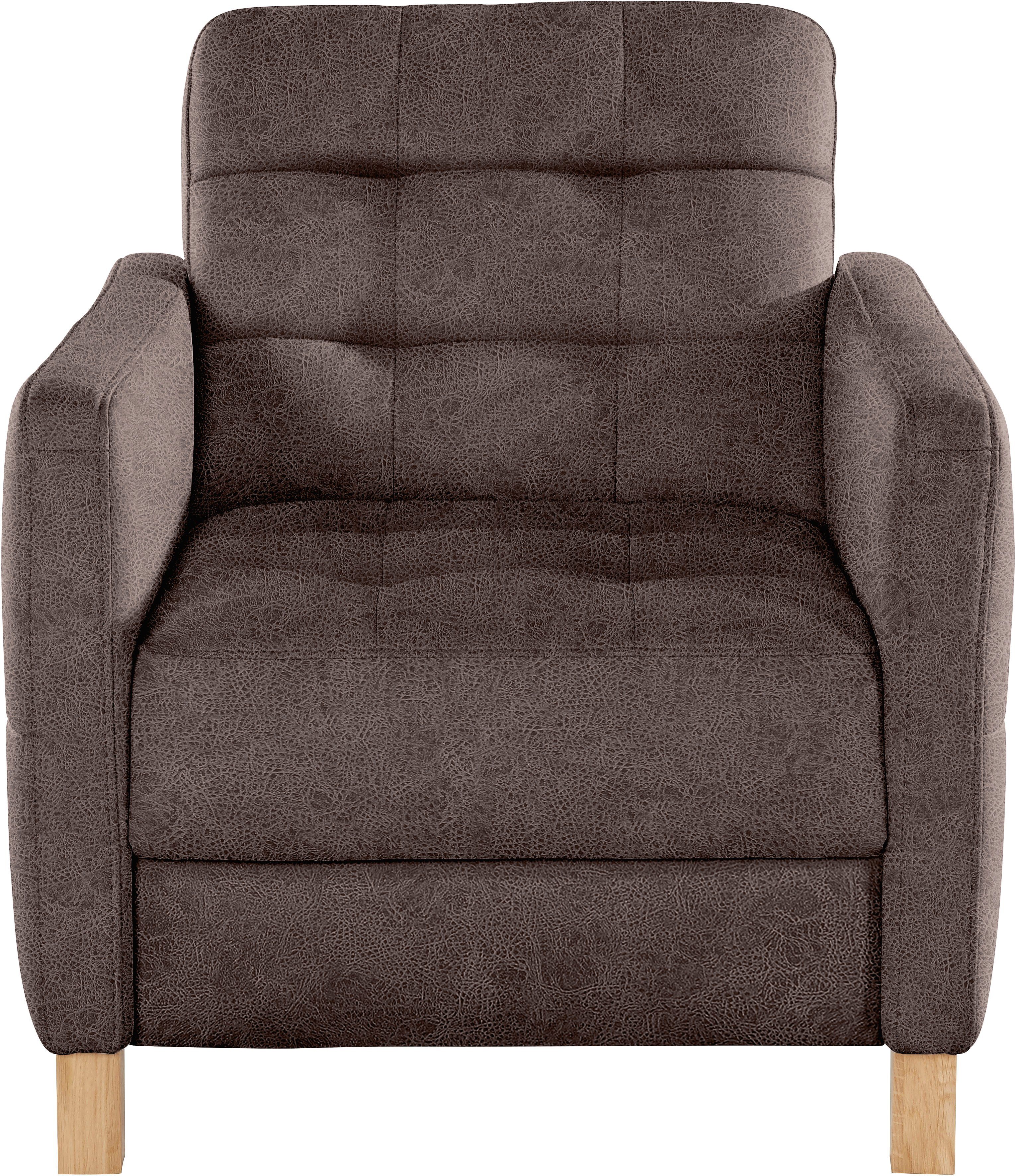 exxpo - sofa fashion Sessel Elio, Loungesessel, aufwendige Detailverarbeitung, bequem und modern, hoher Sitzkomfort für entspannende Momente