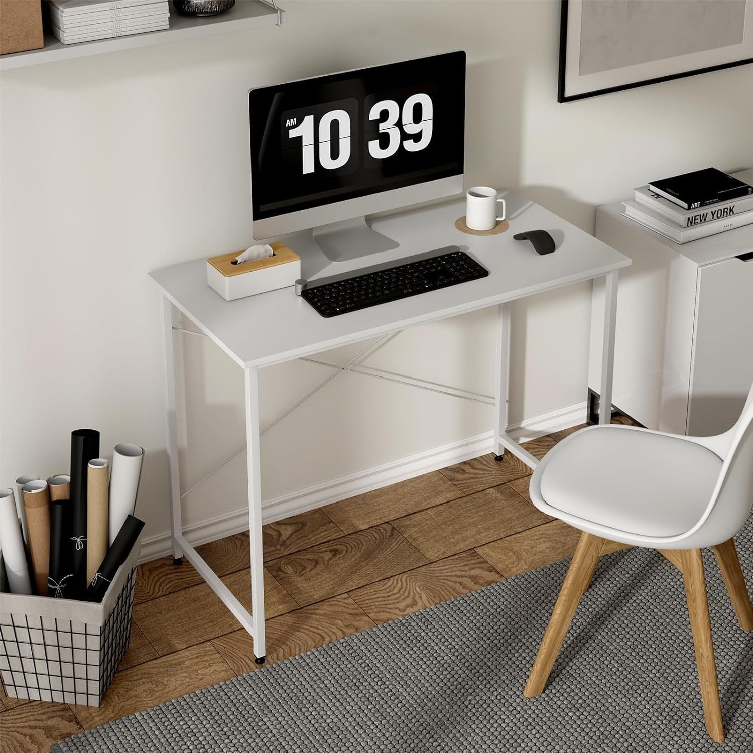 Woltu Schreibtisch (1-St), Computertisch, für Büro Homeoffice Arbeitszimmer günstig online kaufen