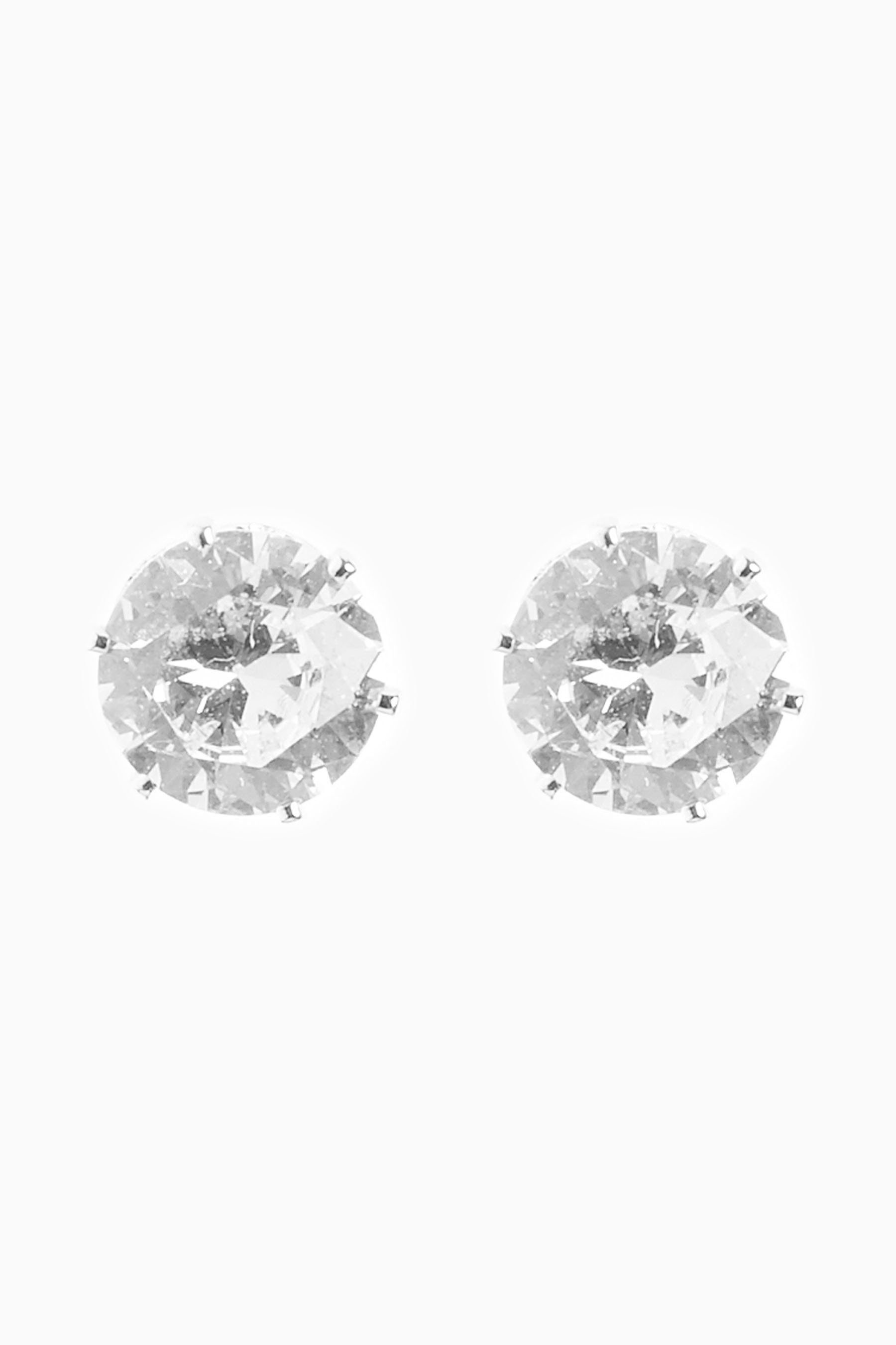 Ohrring-Set Große Ohrstecker mit kubischem Zirkonia