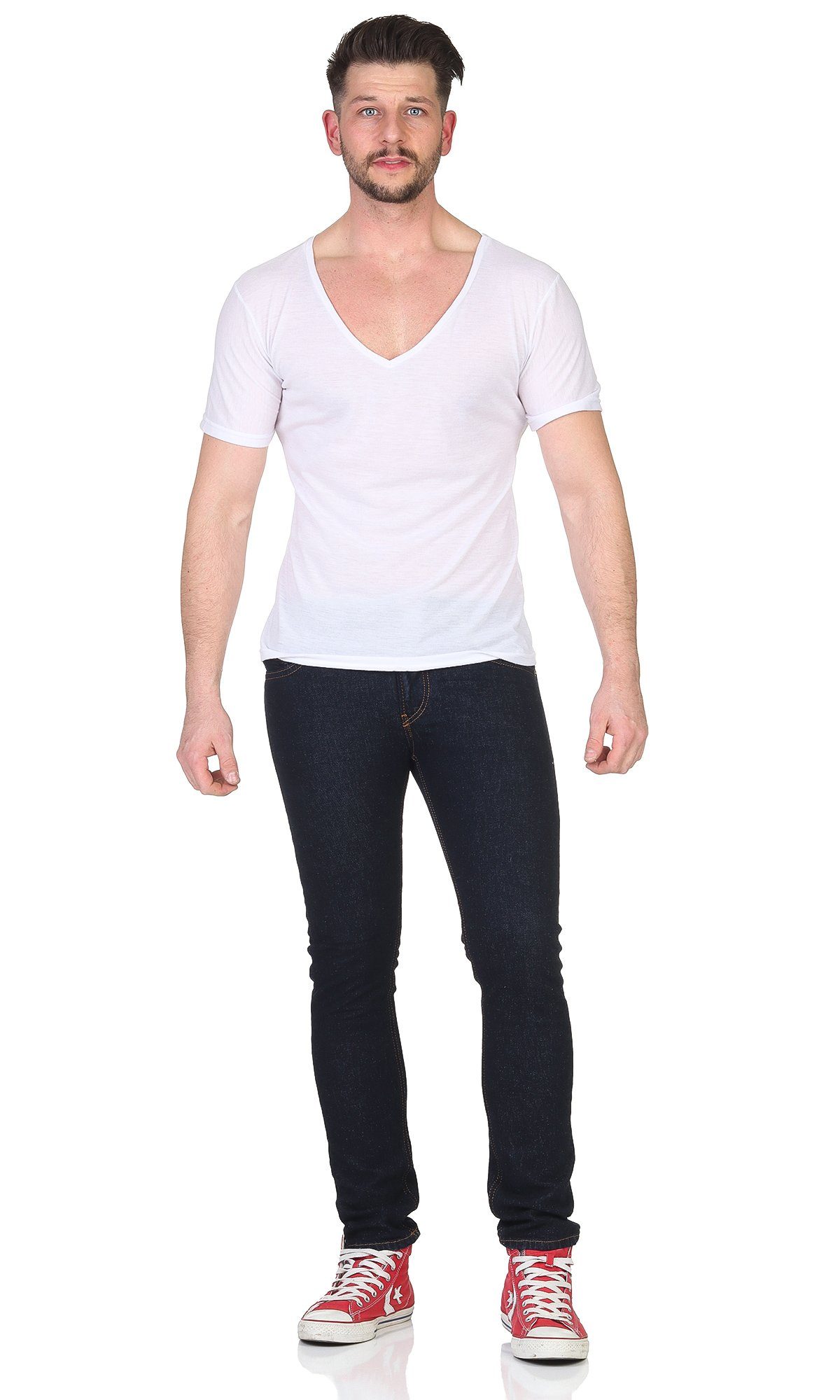 Diesel Slim-fit-Jeans Diesel Herren Jeans THOMMER R07R2 Rinsed Wash 5-Pocket-Style