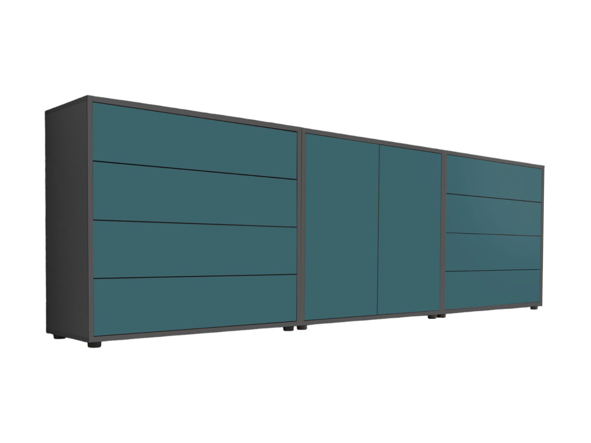 BMG Möbel Sideboard Mailand Set 4 günstig online kaufen