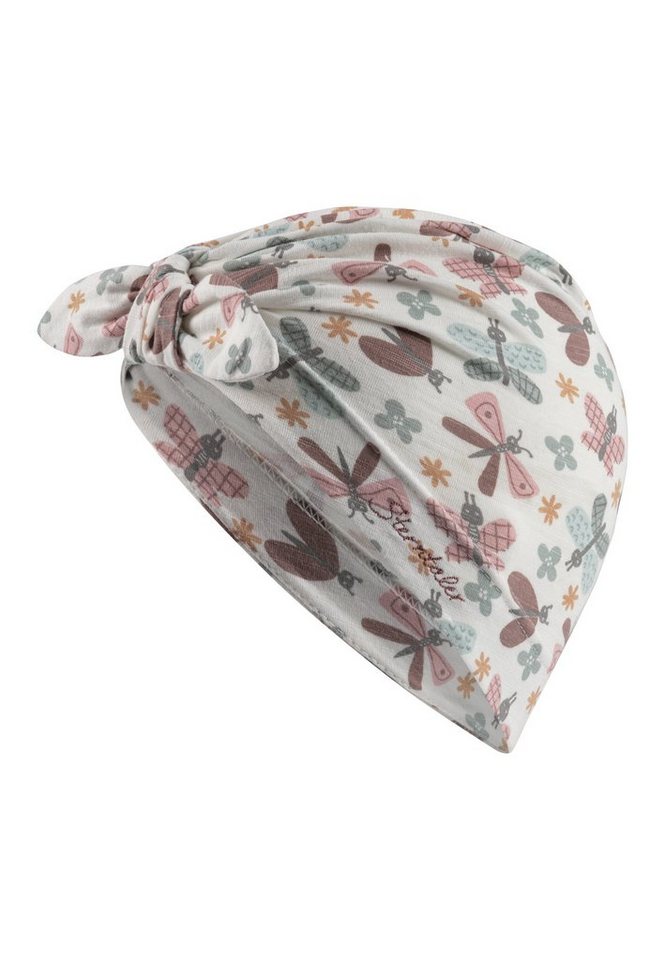 Sterntaler® Schirmmütze Knotenmütze Schmetterlinge (1-St)