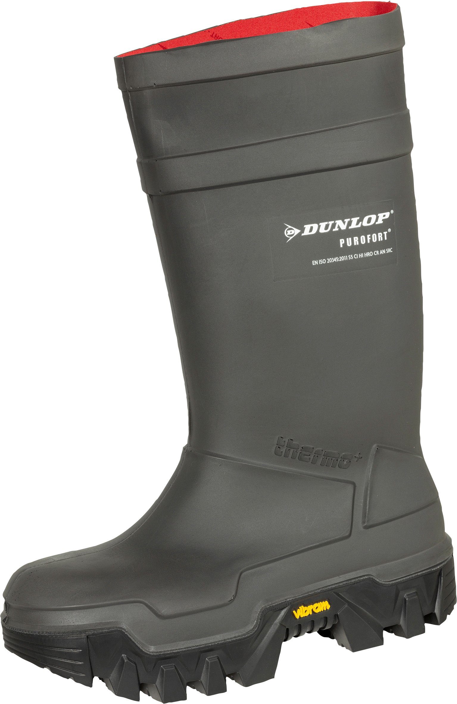 dunlop e902033 purofort explorer thermo  full safety boots with vibram sole