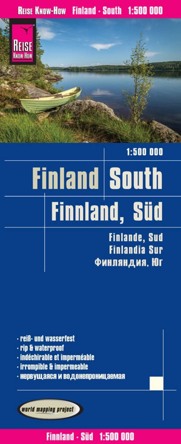 Reise Know-How Landkarte Finnland, Süd (1:500.000) / Reise Know-How Verlag Peter Rump