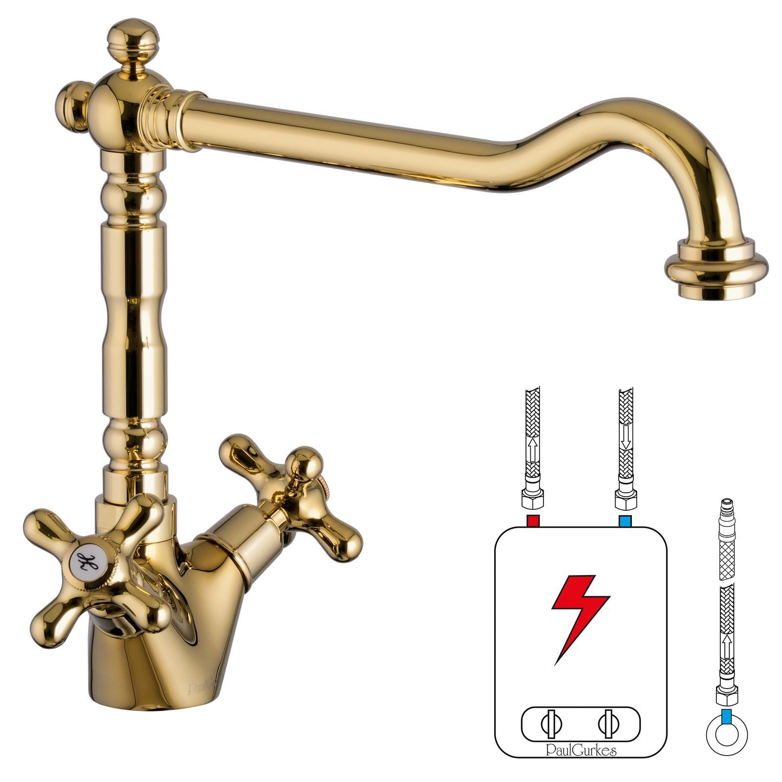 PaulGurkes Küchenarmatur PG59T4-ND-ZR (Armatur)