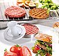 GEFU Burgerpresse SPARK, Edelstahl, Porzellan, Rillenoptik durch Stege im Stempel, Bild 3