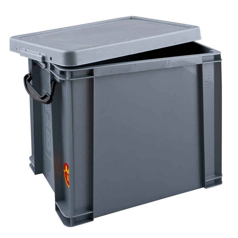 REALLYUSEFULBOX Aufbewahrungsbox Really Useful Box Aufbewahrungsbox 19l silber