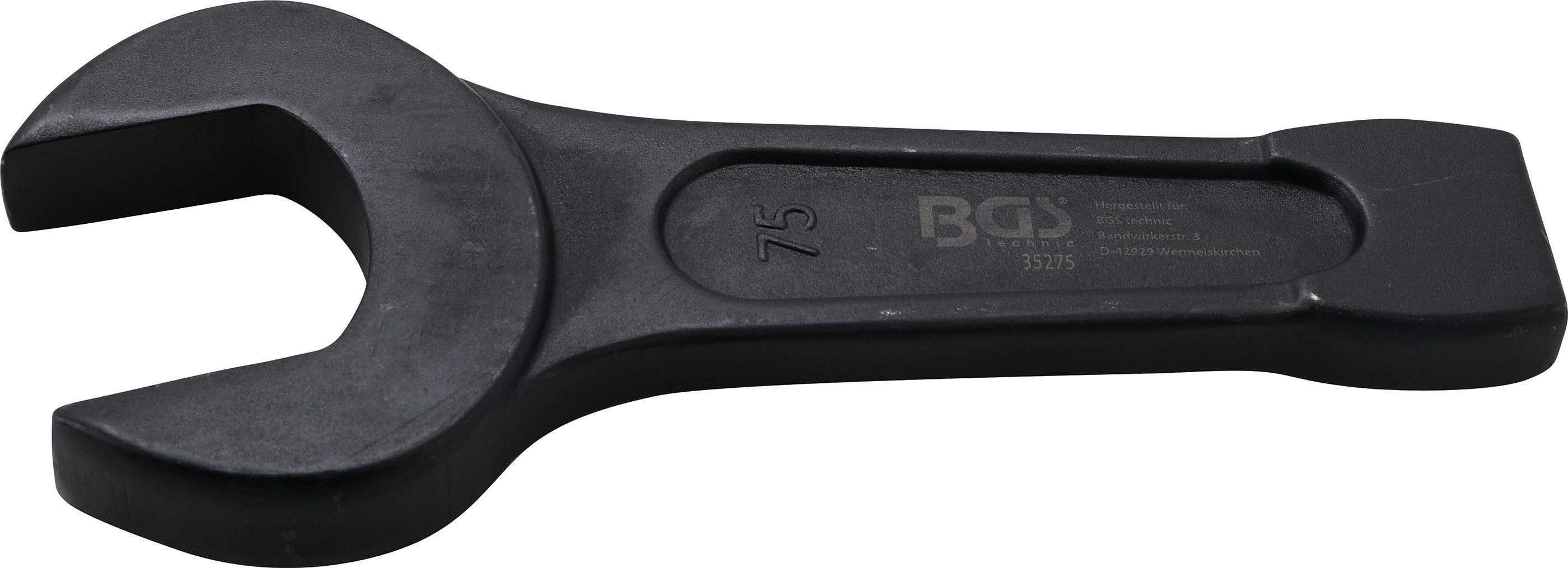 BGS technic Maulschlüssel Schlag-Maulschlüssel, SW 75 mm