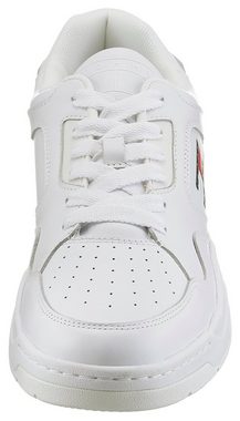 Tommy Jeans TJM LEATHER OUTSOLE COLOR Sneaker im Basket Look, Freizeitschuh, Halbschuh, Schnürschuh