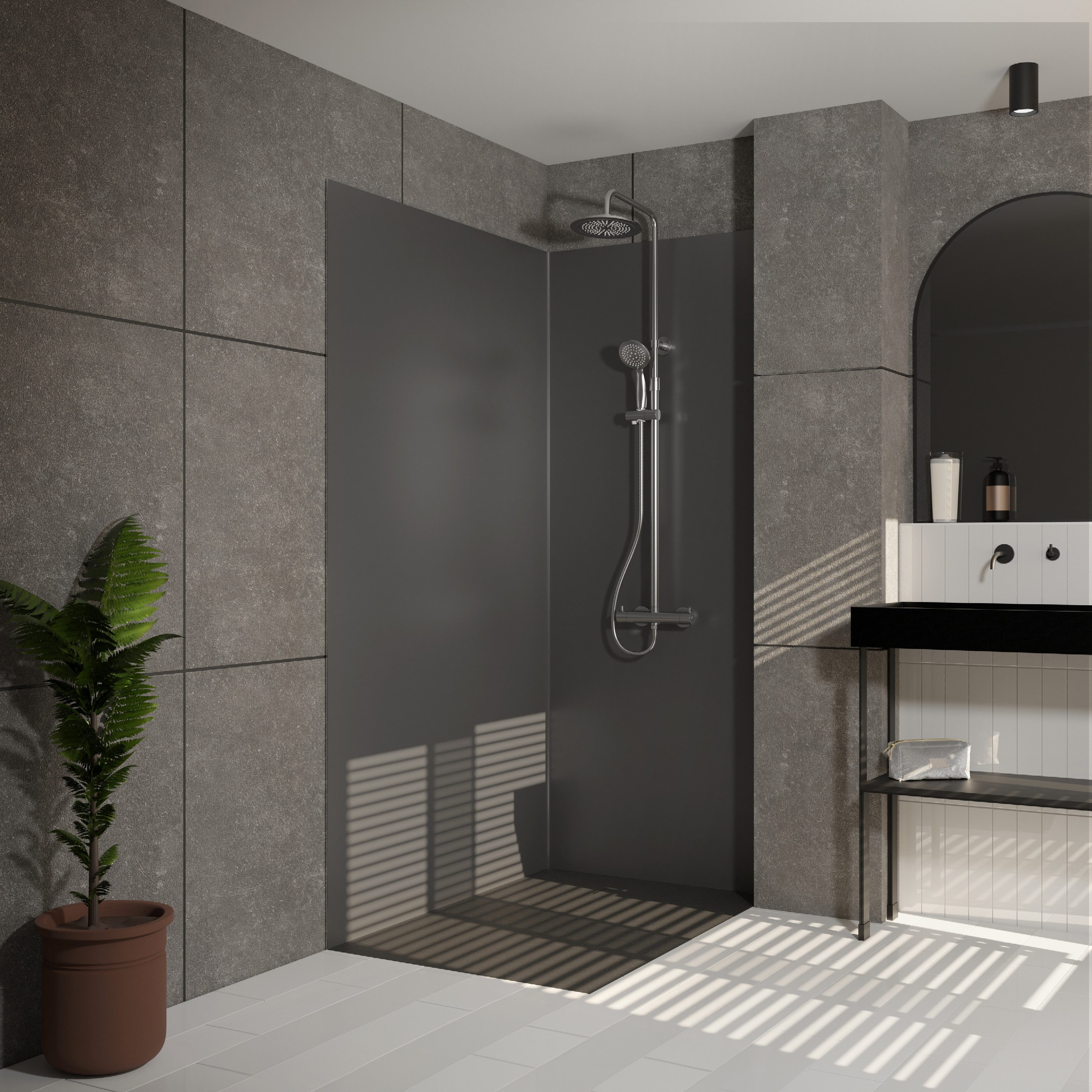 Marwell Duschrückwand Urbanox, (1-tlg), modernes, stilvolles Design, einfac günstig online kaufen