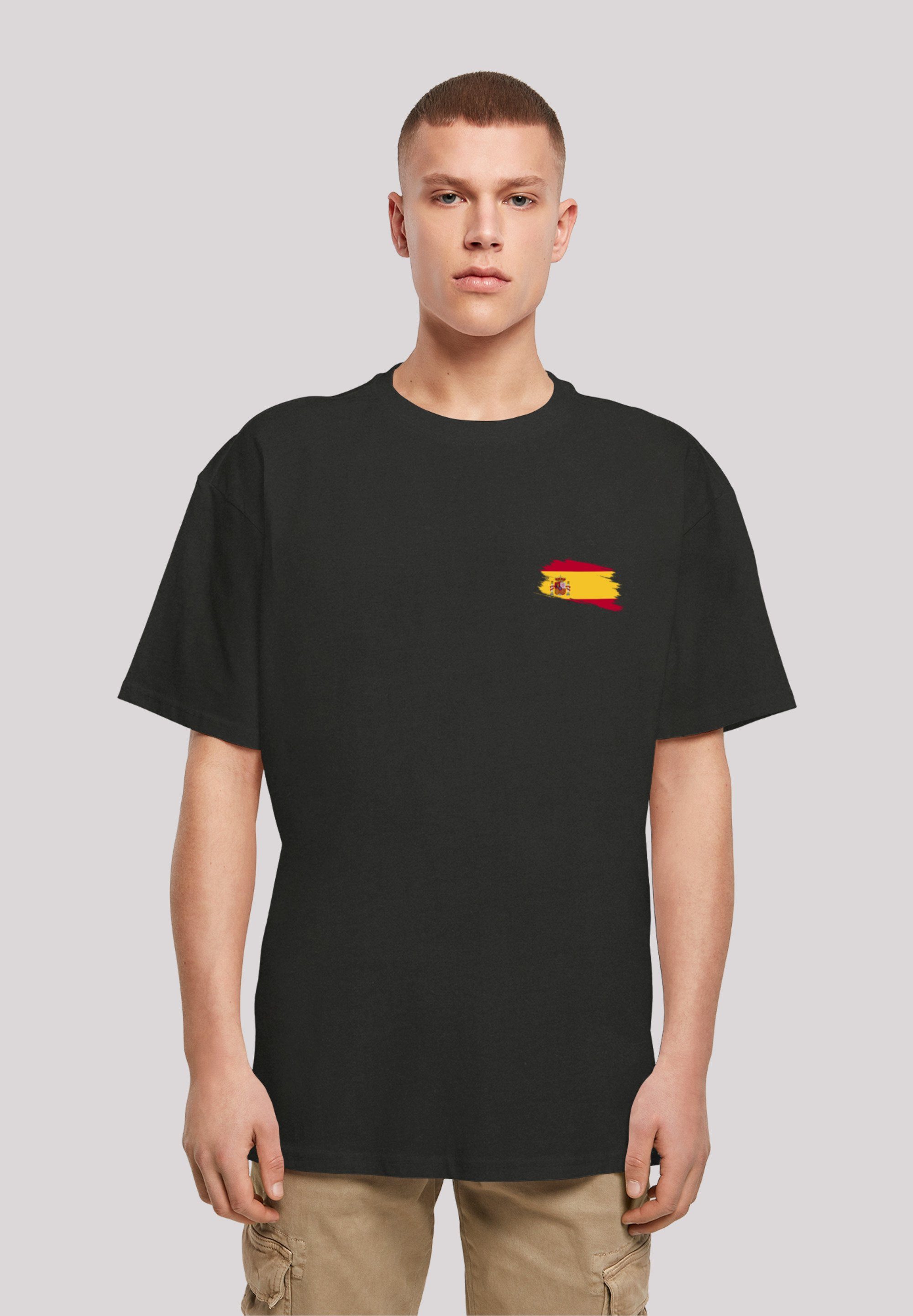 Flagge schwarz Spain T-Shirt Spanien F4NT4STIC Print