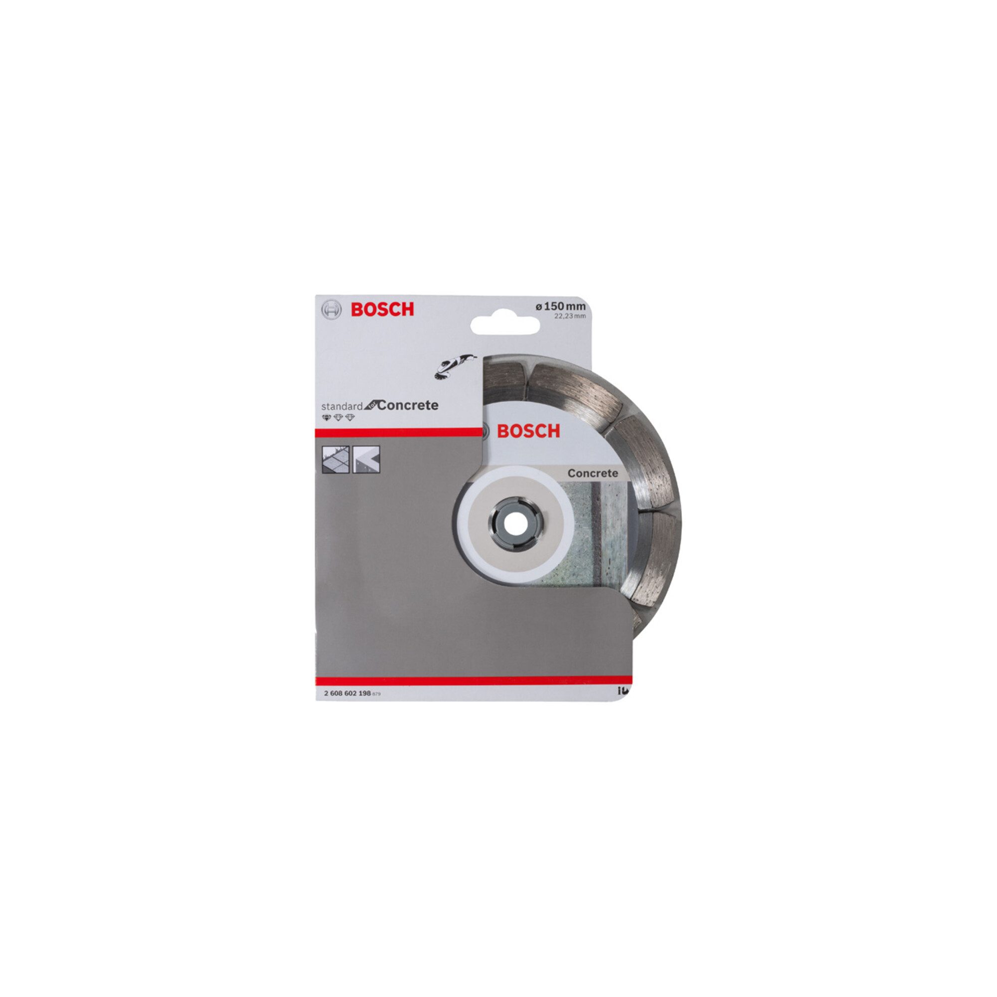 Bosch Professional Trennscheiben Bosch Diamanttrennscheibe Standard for Concrete, 150 x 22,23 x 2 x 10