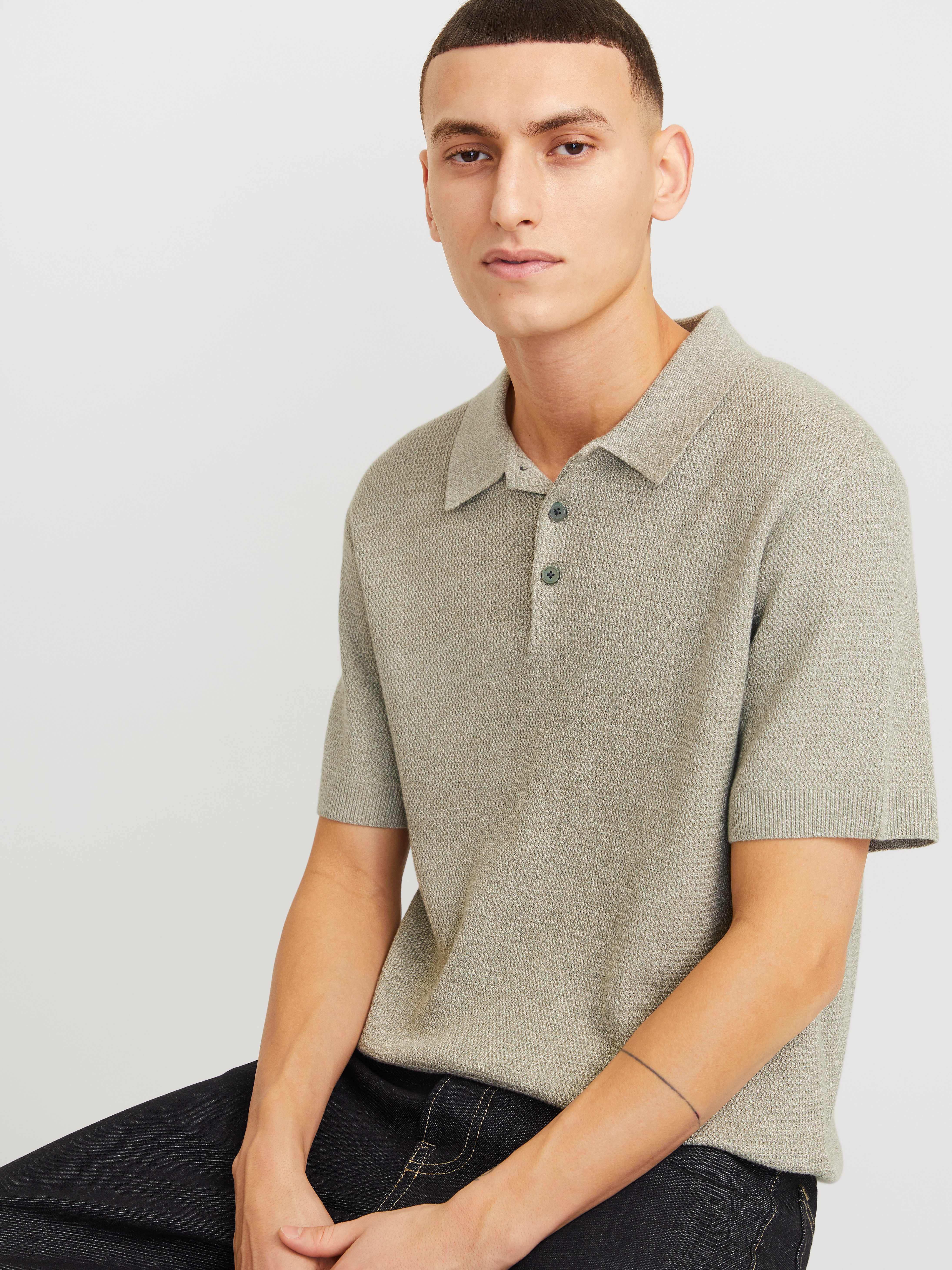 Jack & Jones Polokragenpullover JPRCCCOOPER KNIT günstig online kaufen