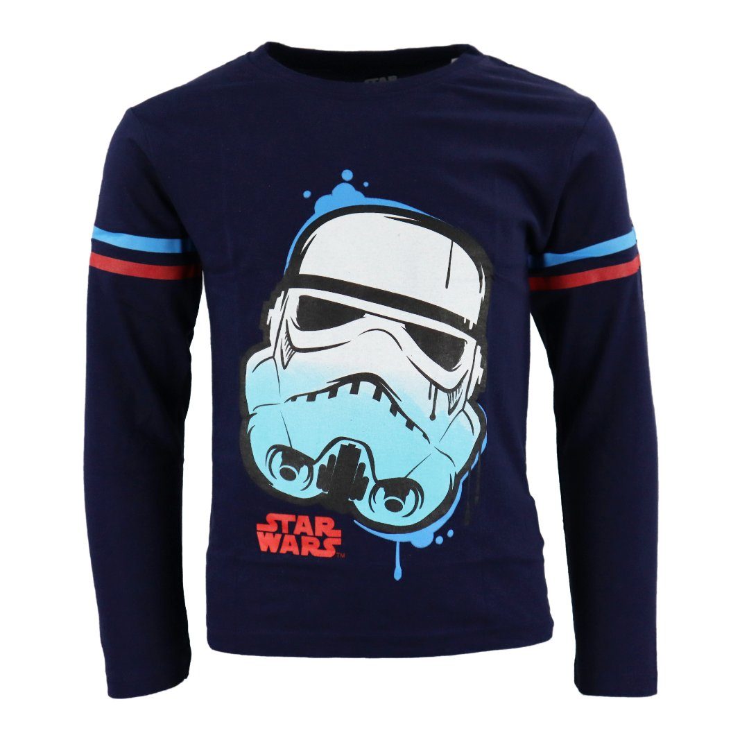 Langarmshirt Star Wars Storm Trooper Kinder Jungen Langarm T-Shirt