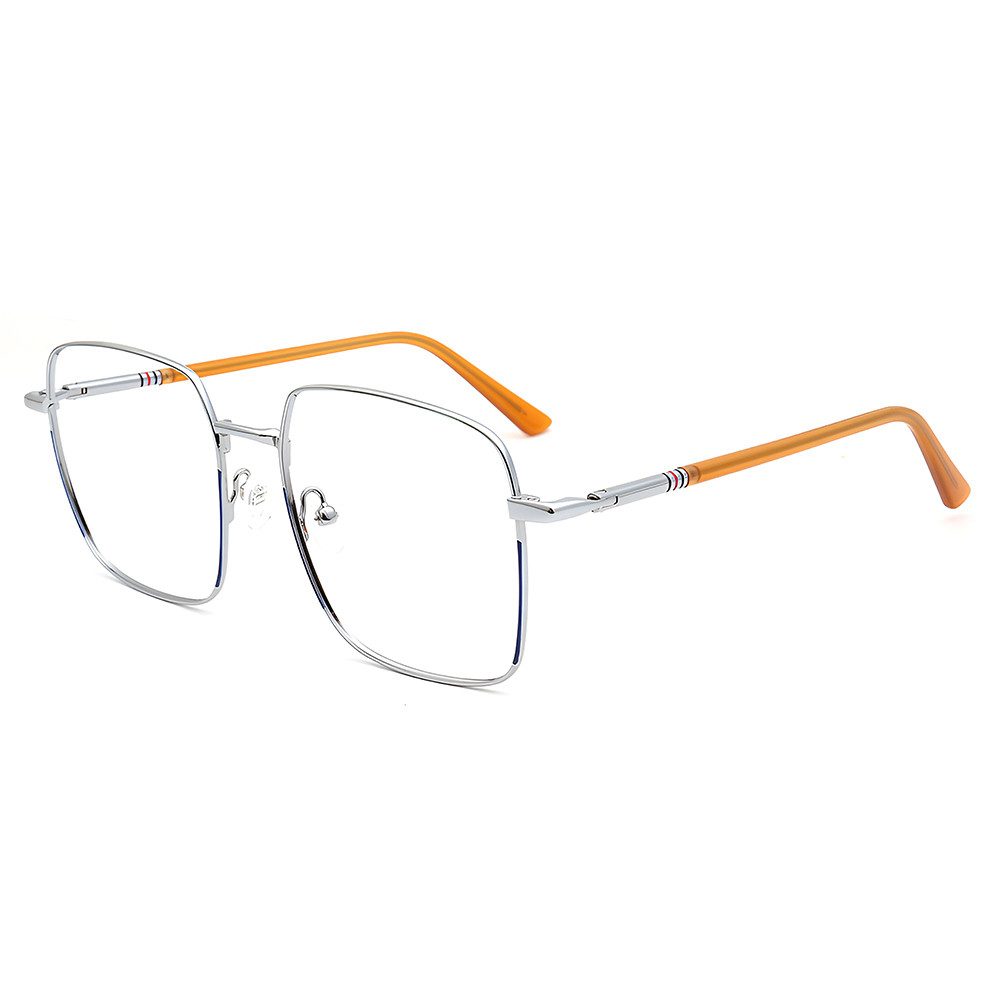 PACIEA Lesebrille Damen Herren Oversized Hochwertige Legierung Blaulichtfilter