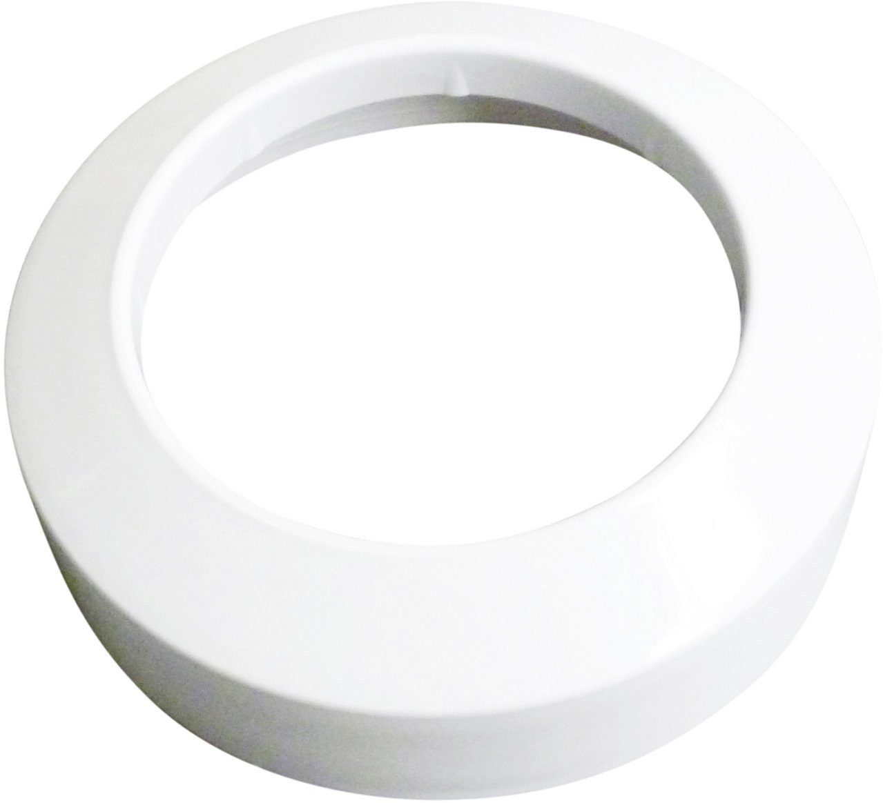 Spülrohr Wisa WC-Rosette weiß, 5 cm, flache Ausführung
