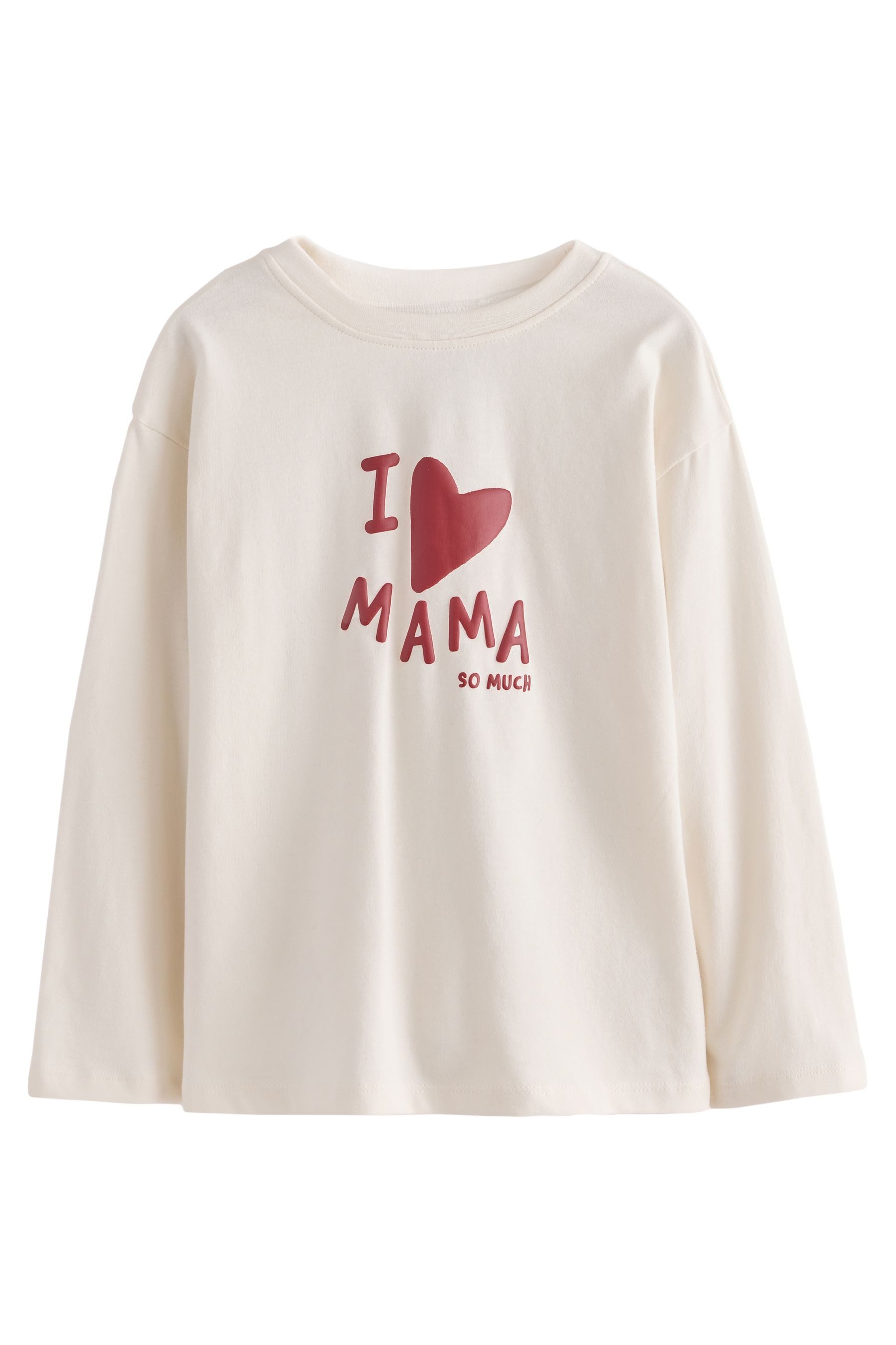 Next Langarmshirt Langarmoberteil mit Slogan (1-tlg)
