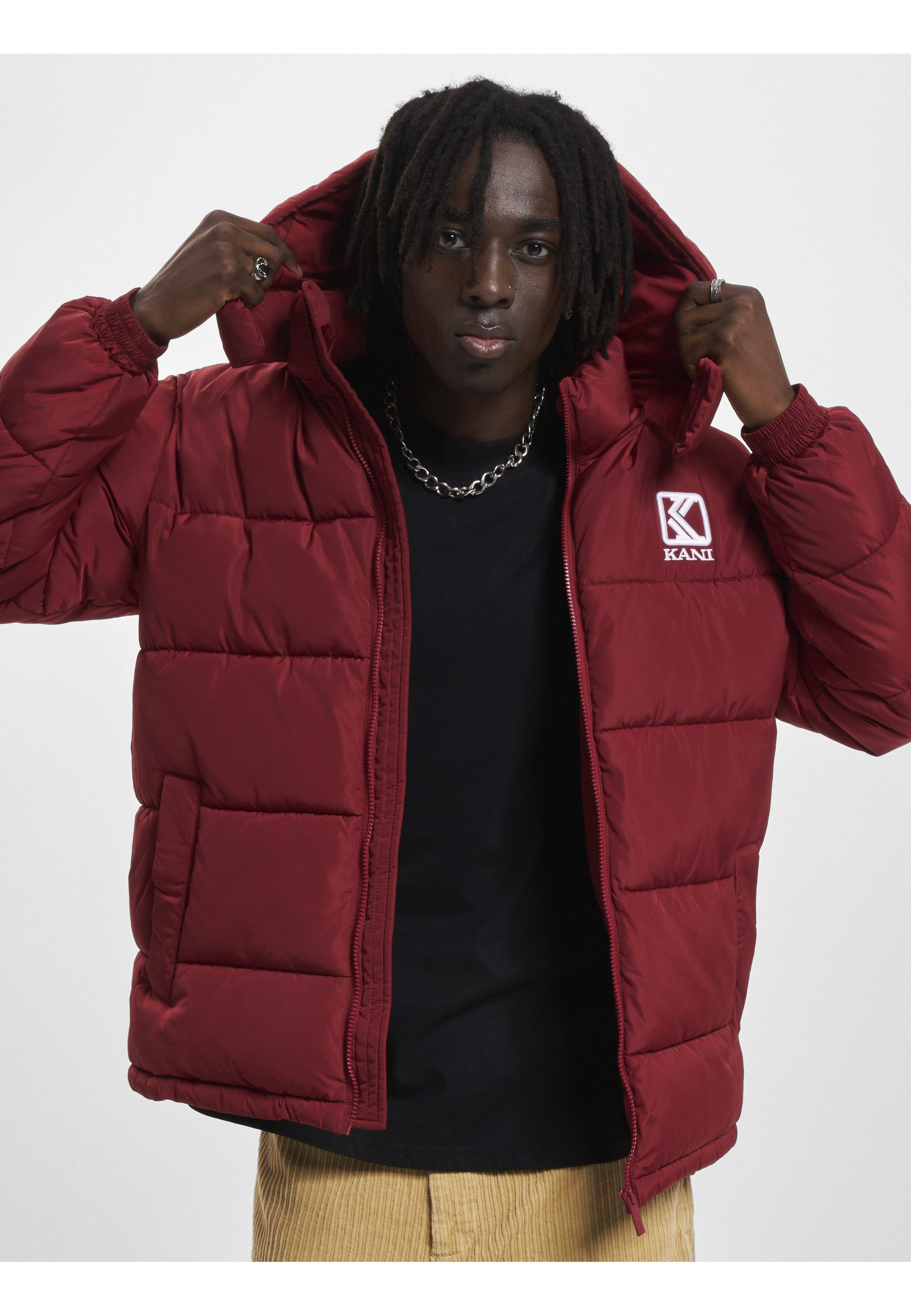Karl Kani Winterjacke Karl Kani Herren KM233-059-2 KK OG Hooded Puffer Jacket (1-St)