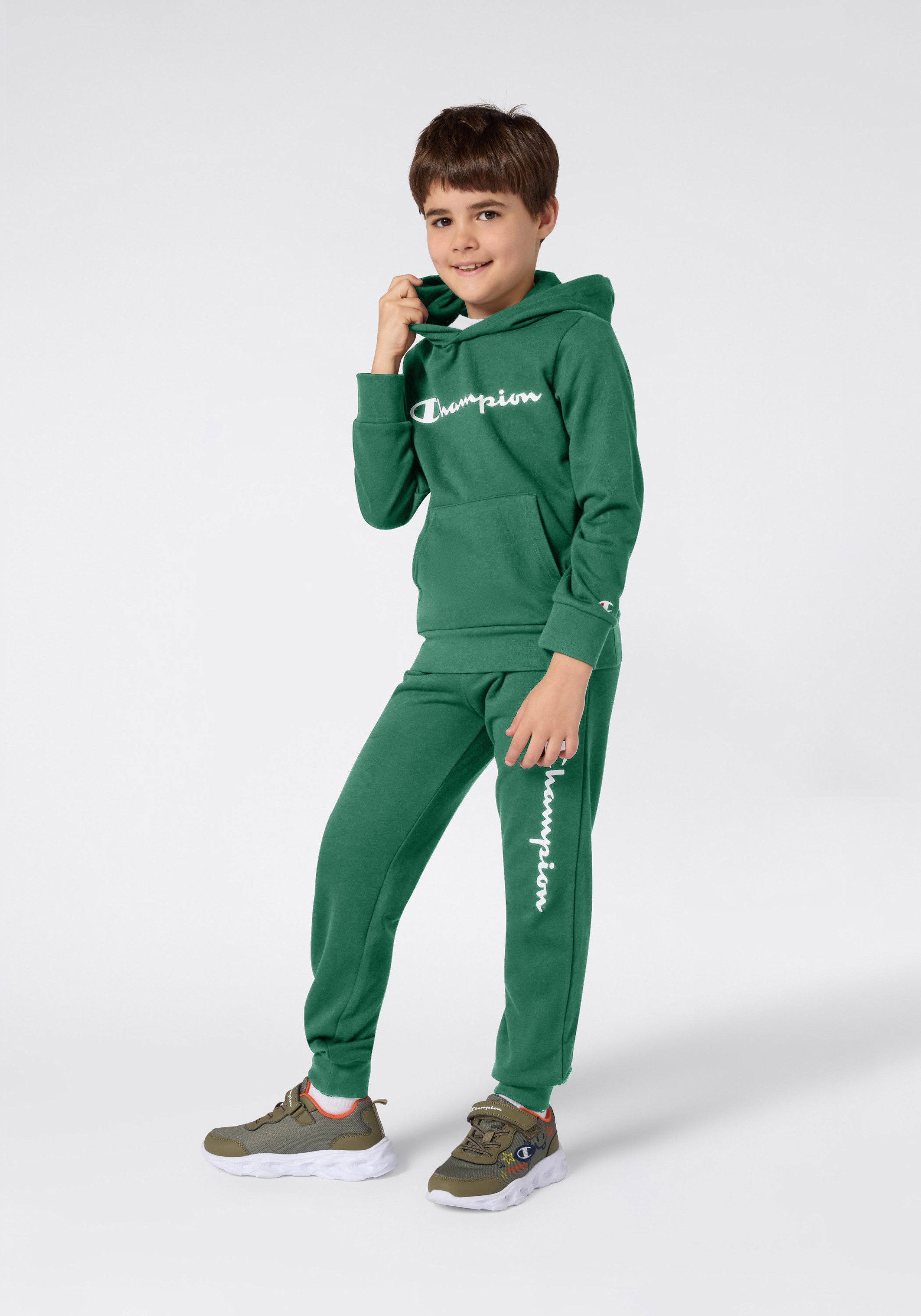 Champion Kapuzensweatshirt ICONS CONTRAST Terry Hoodie mit Kapuze, Langarm, aus Baumwolle und Polyester