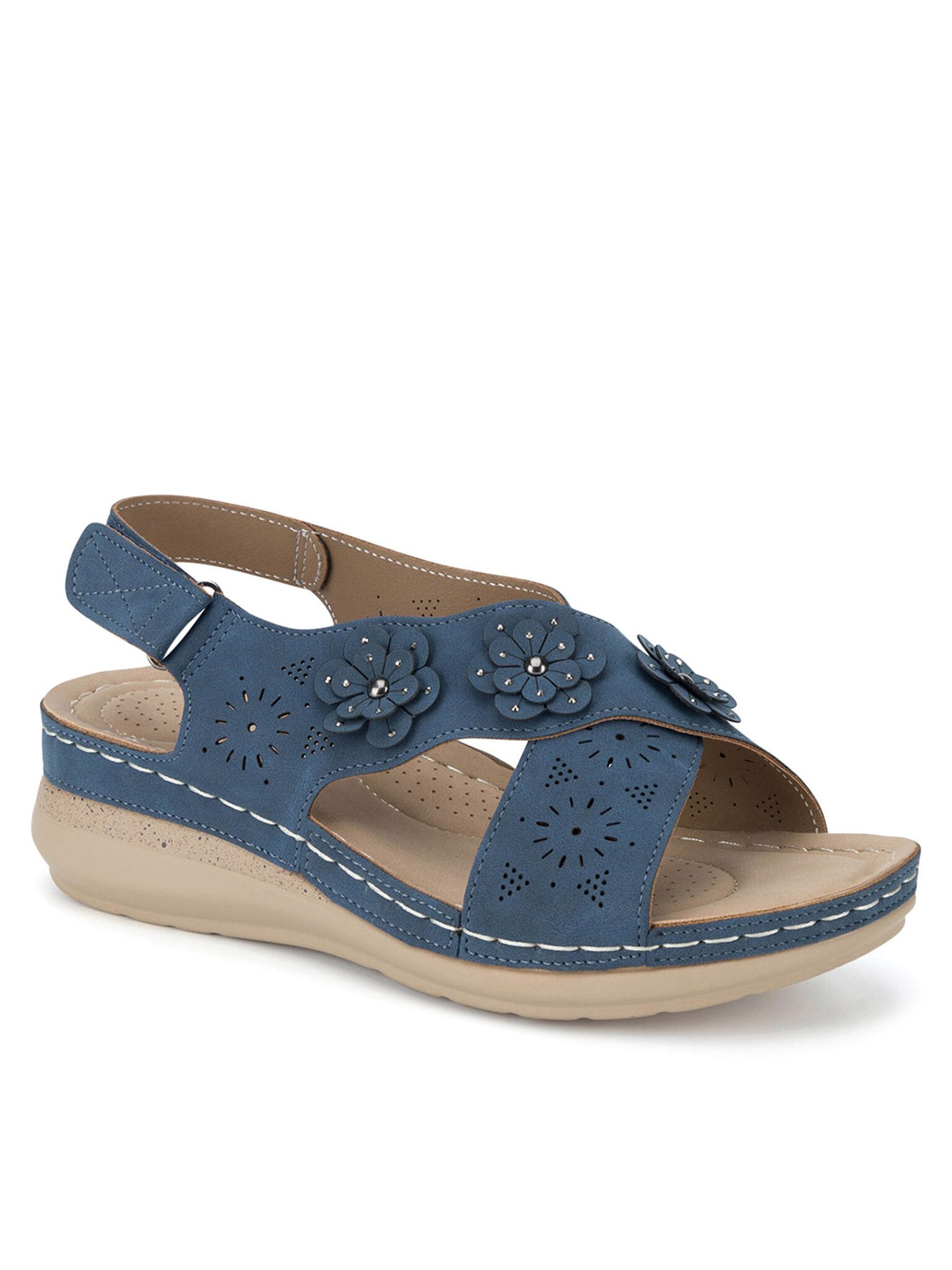 Clara Barson Sandalen WYL05010-16 Dunkelblau Sandale günstig online kaufen