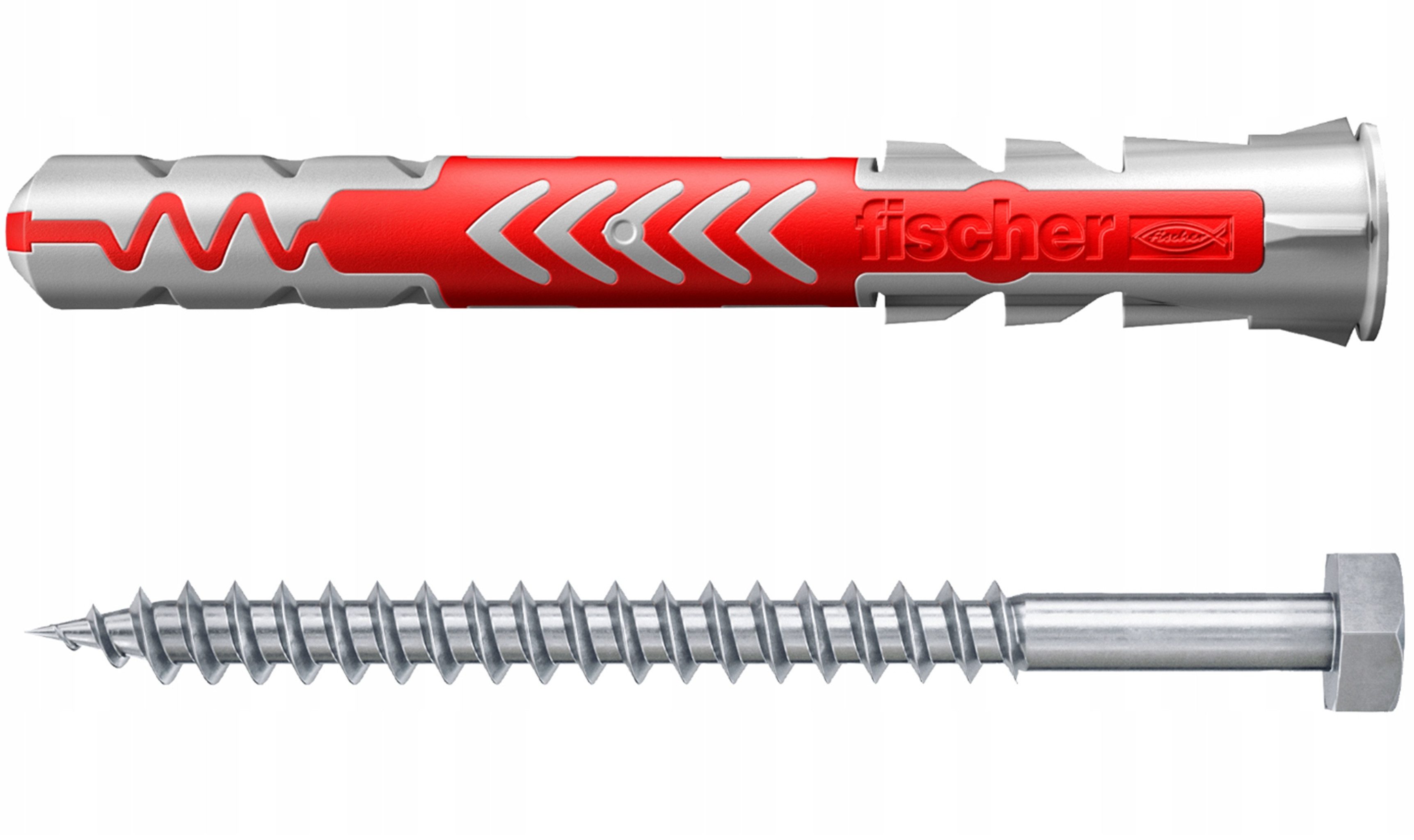 fischer Schrauben- und Dübel-Set DUOPOWER Universaldübel Allzweckdübel mit Schraube