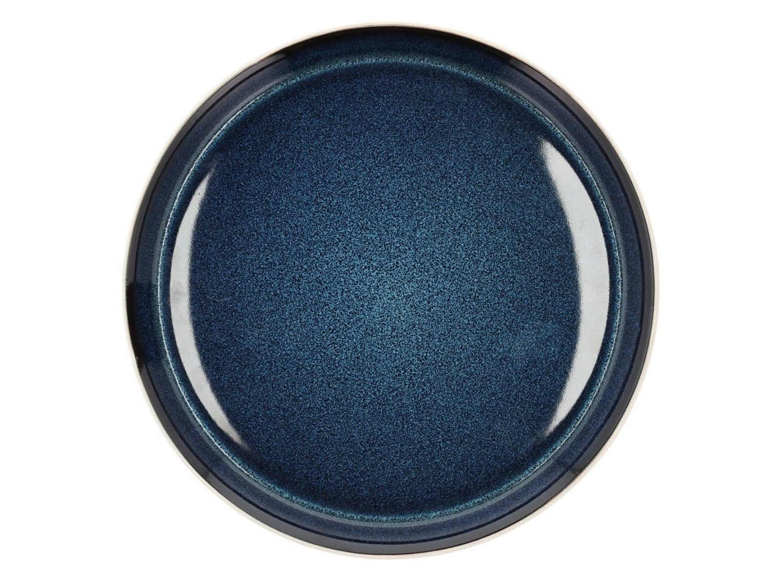 Bitz Speiseteller Gastro Teller weiß/dunkelblau 27cm