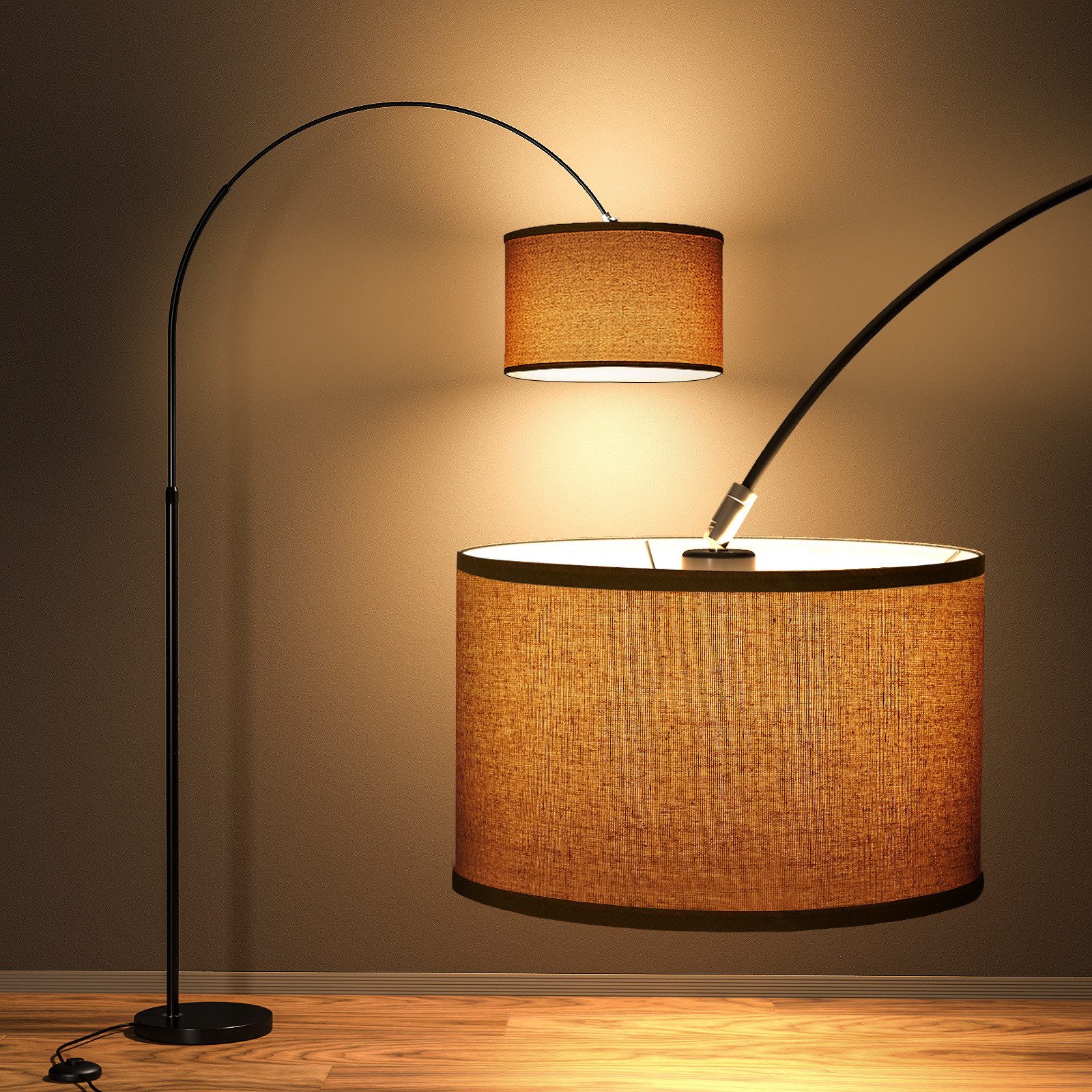 Auralum LED Stehlampe RGB LED Bogenlampe günstig online kaufen