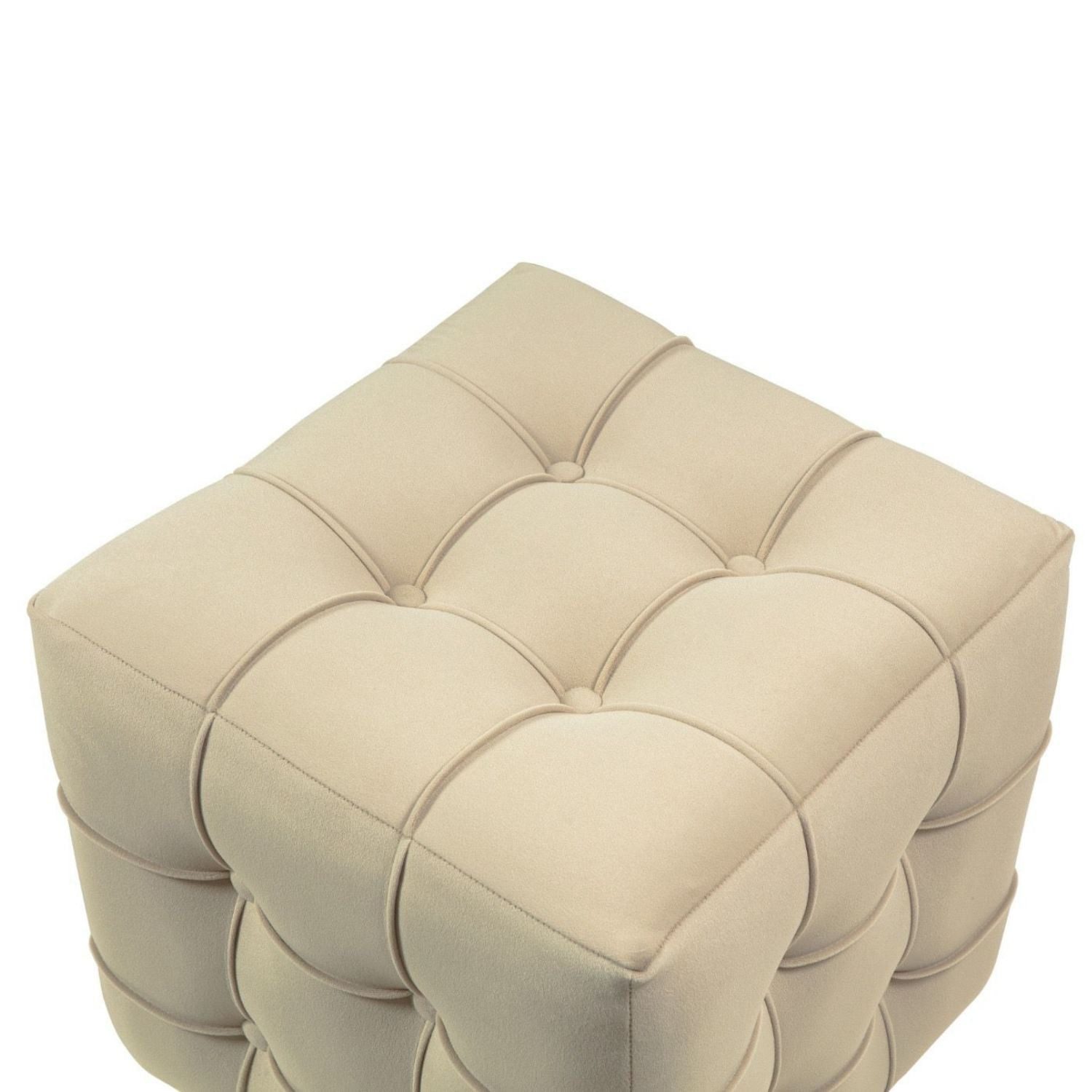 Skye Decor Pouf Lizbon (1-St), Samtiger Polsterpouf