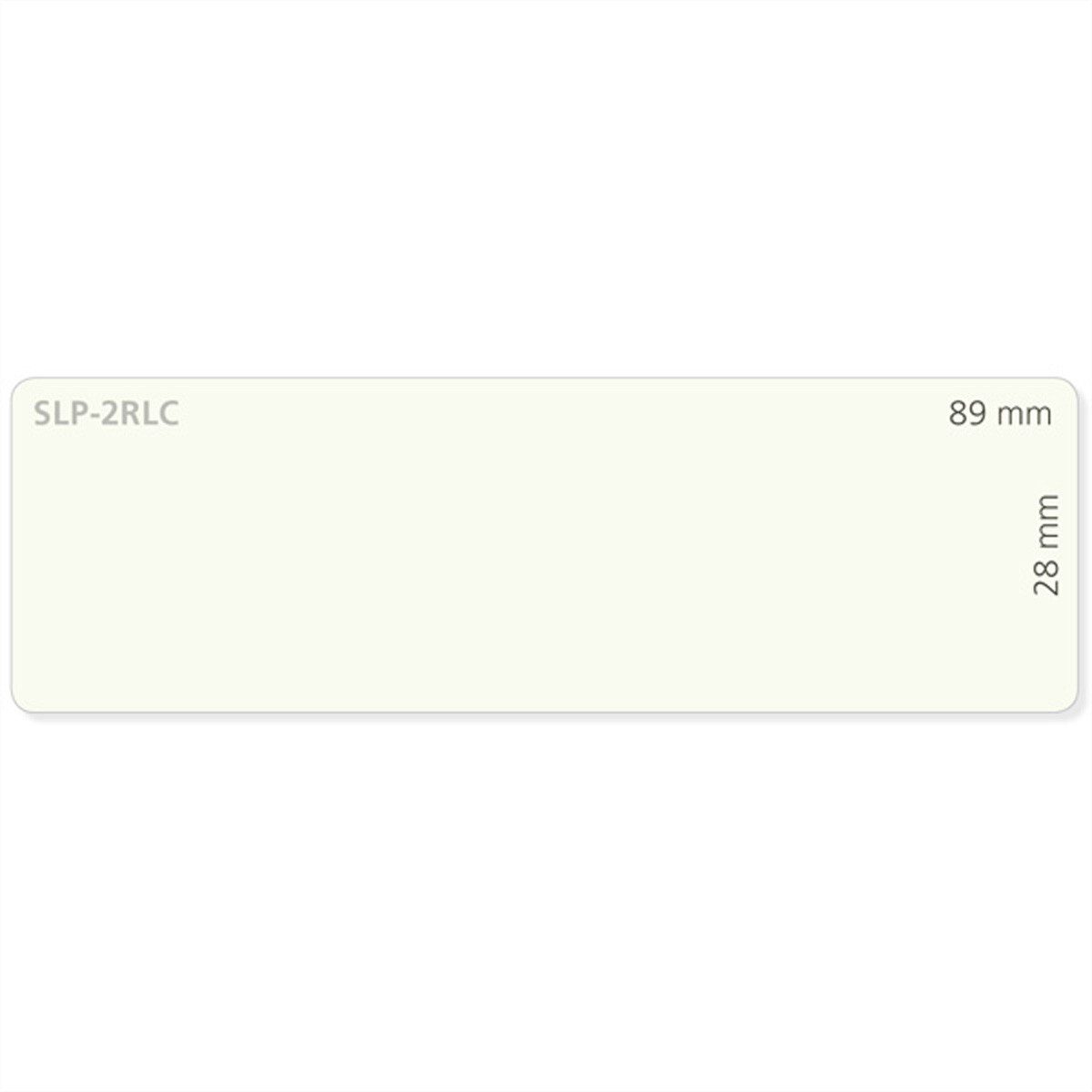 Etiketten Adressetiketten transparent SLP-2RLC