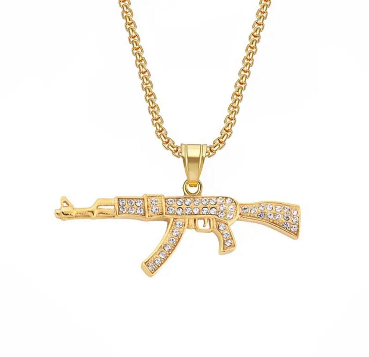 Karisma Schmuck Kettenanhänger Hip Hop Gewehr günstig online kaufen