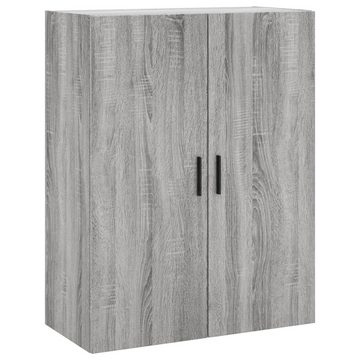 furnicato Sideboard Highboard Grau Sonoma 69,5x34x180 cm Holzwerkstoff